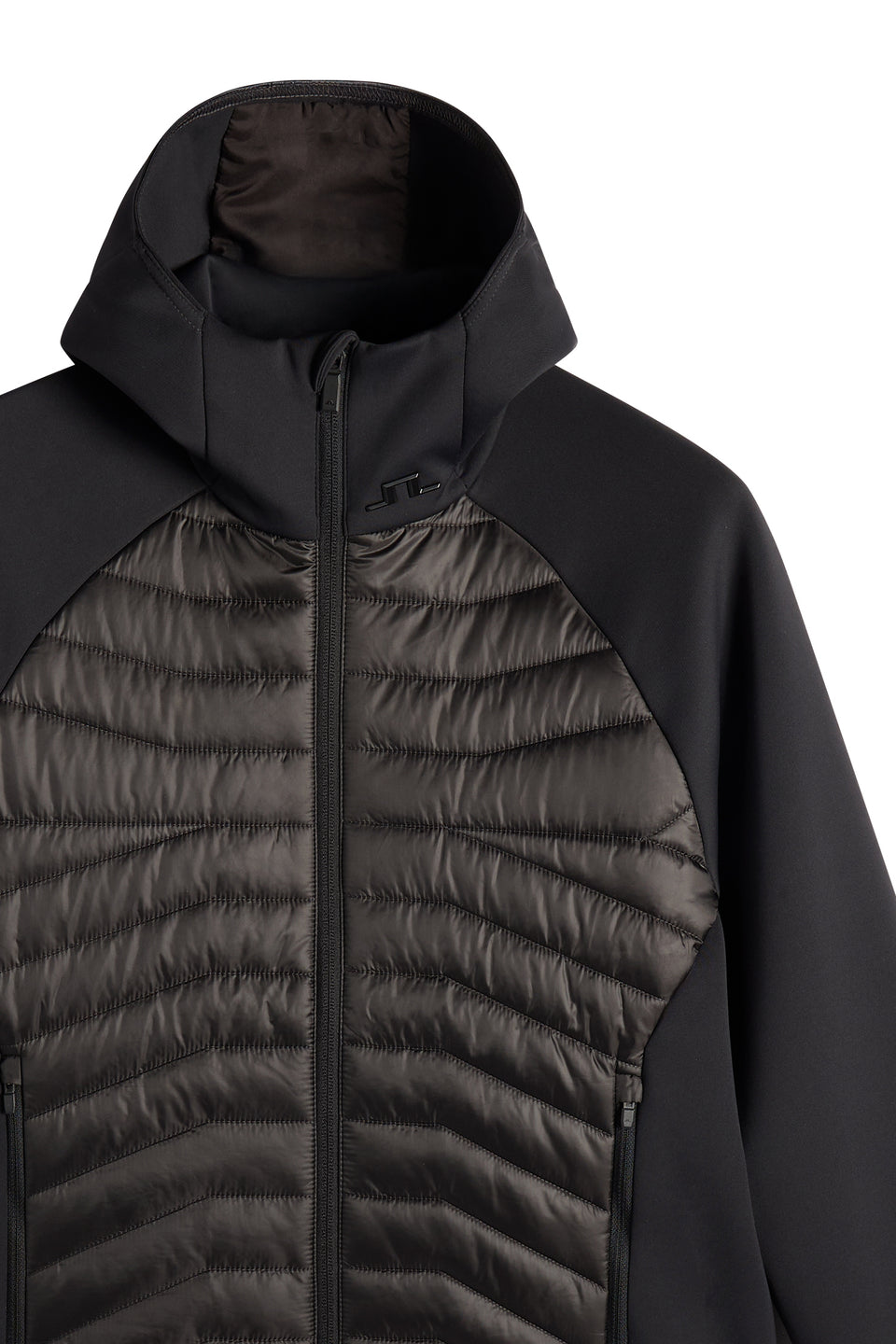 Heyden Quilt Hybrid Hood / Black