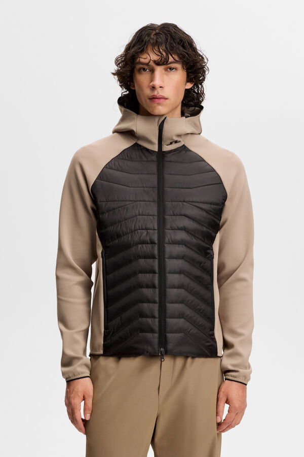 Heyden Quilt Hybrid Hood / Brindle