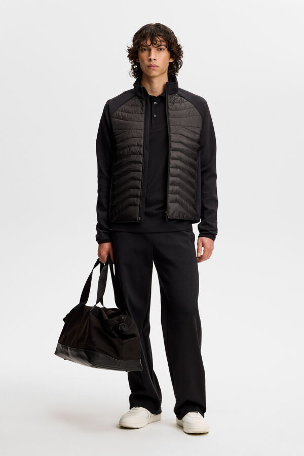 Heyden Quilt Hybrid Jacket / Black