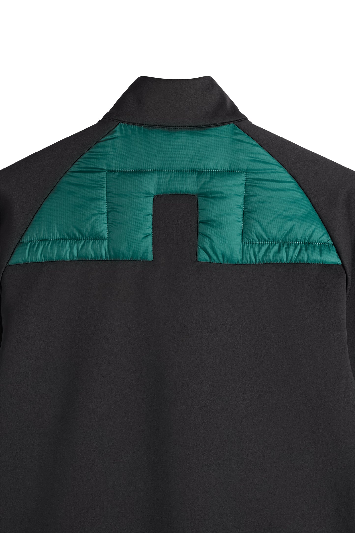 Heyden Quilt Hybrid Jacket in Forest Biome by J.Lindeberg