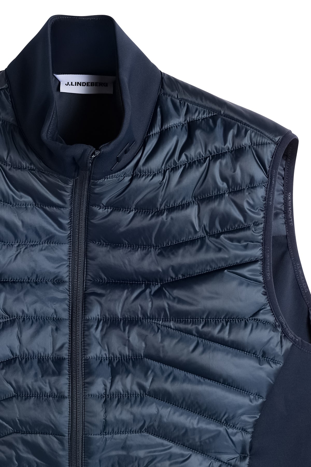 Heyden Quilt Hybrid Vest in JL Navy by J.Lindeberg