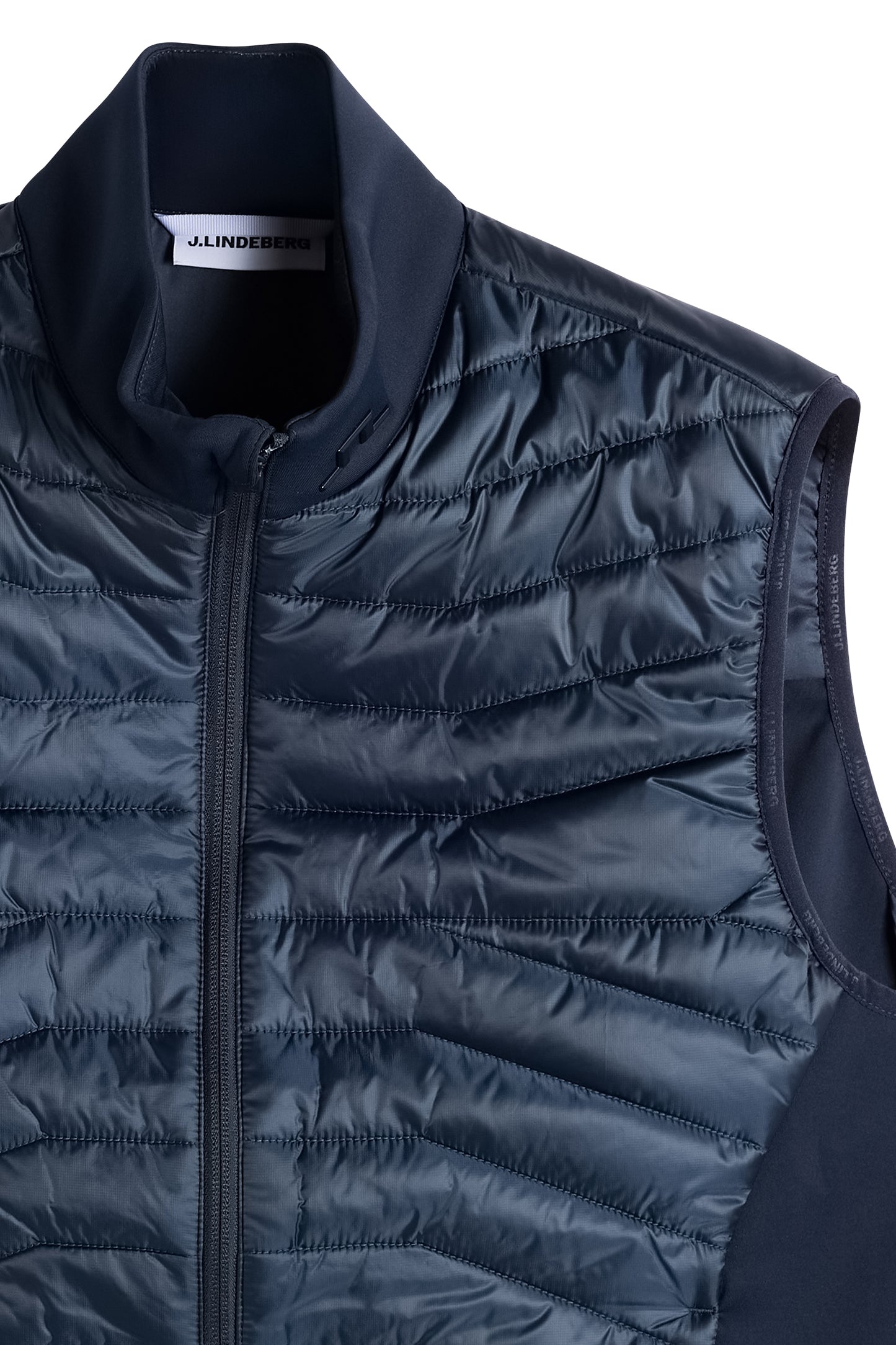 Heyden Quilt Hybrid Vest in JL Navy by J.Lindeberg