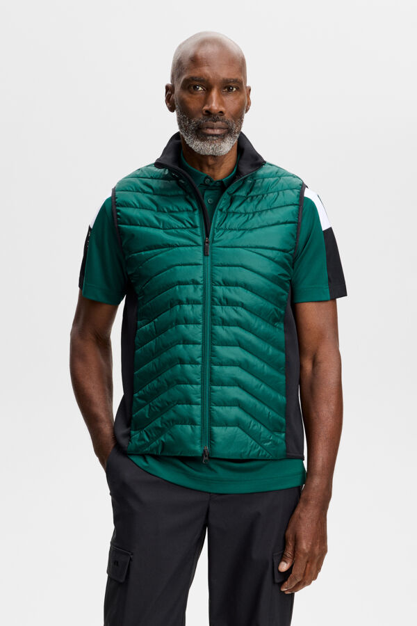 Heyden Quilt Hybrid Vest / Forest Biome