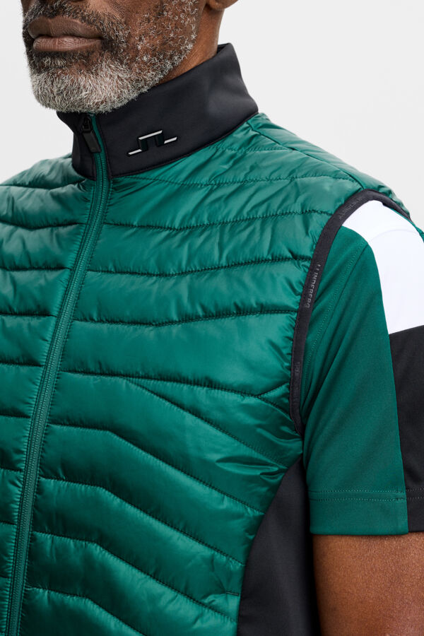 Heyden Quilt Hybrid Vest / Forest Biome