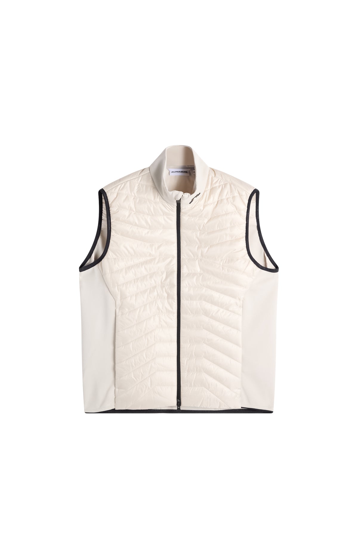 Heyden Quilt Hybrid Vest in Moonbeam by J.Lindeberg
