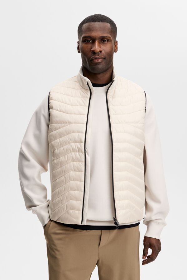 Heyden Quilt Hybrid Vest / Moonbeam