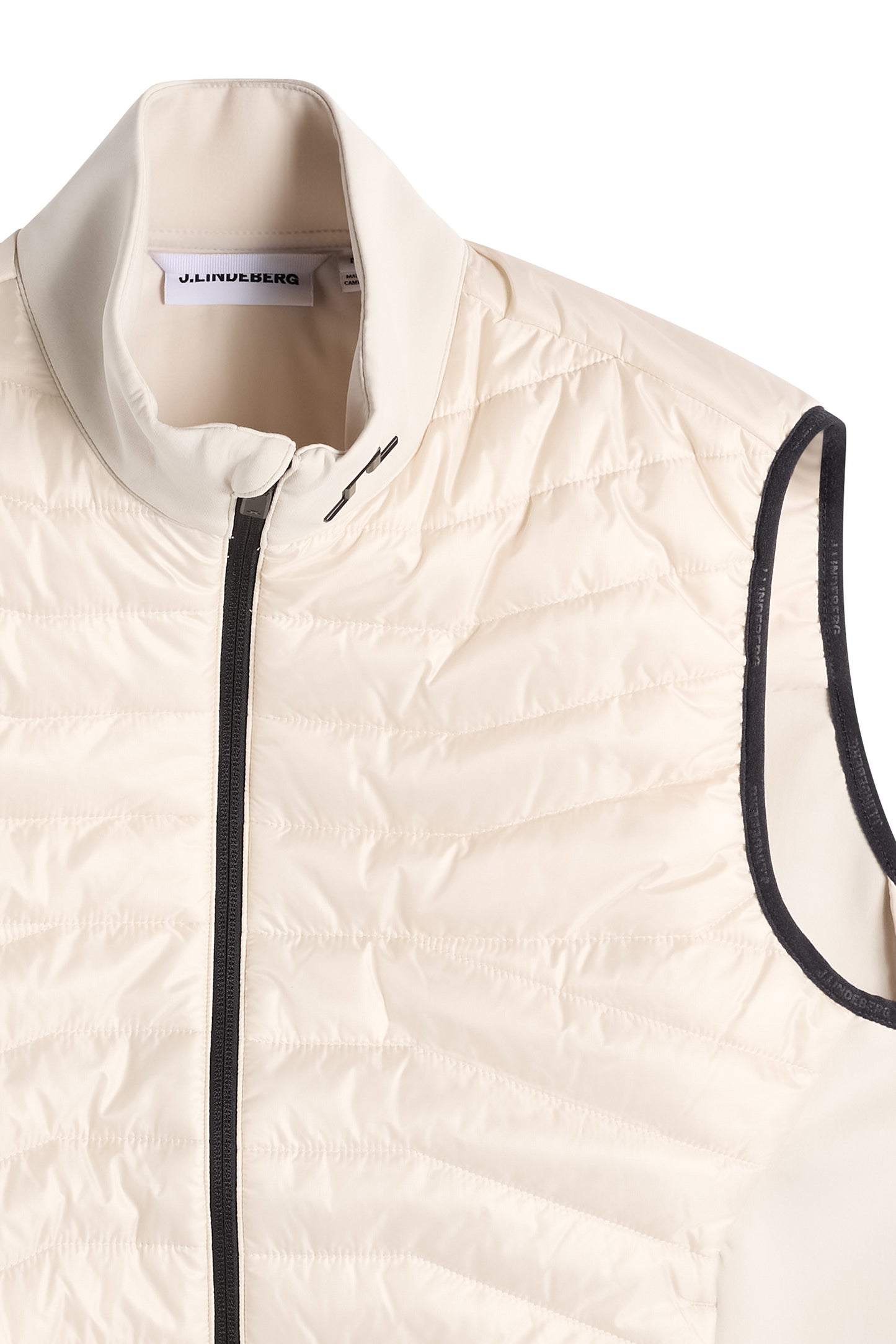 Heyden Quilt Hybrid Vest in Moonbeam by J.Lindeberg