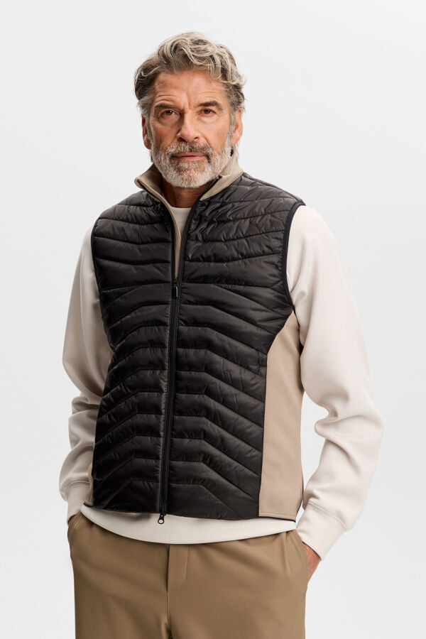 Heyden Quilt Hybrid Vest / Brindle