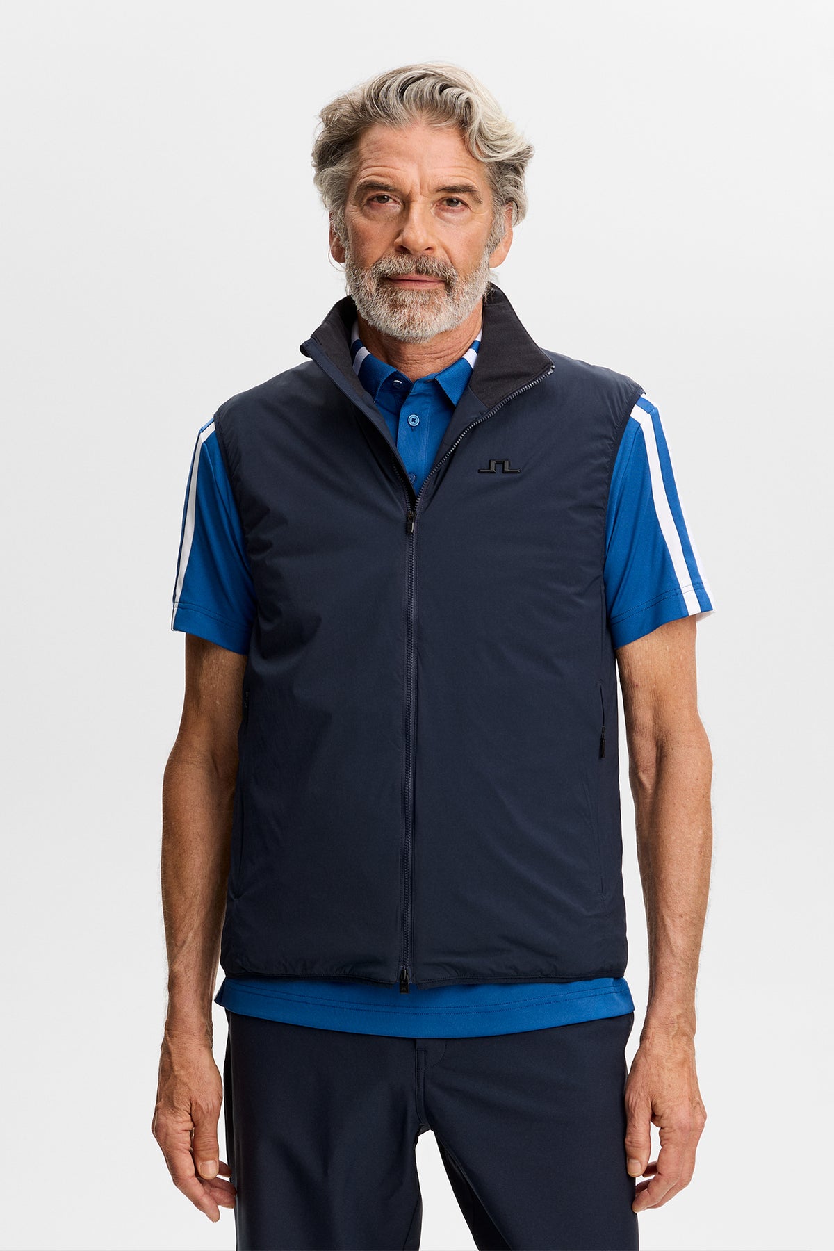 Clinton Padded Vest in JL Navy by J.Lindeberg