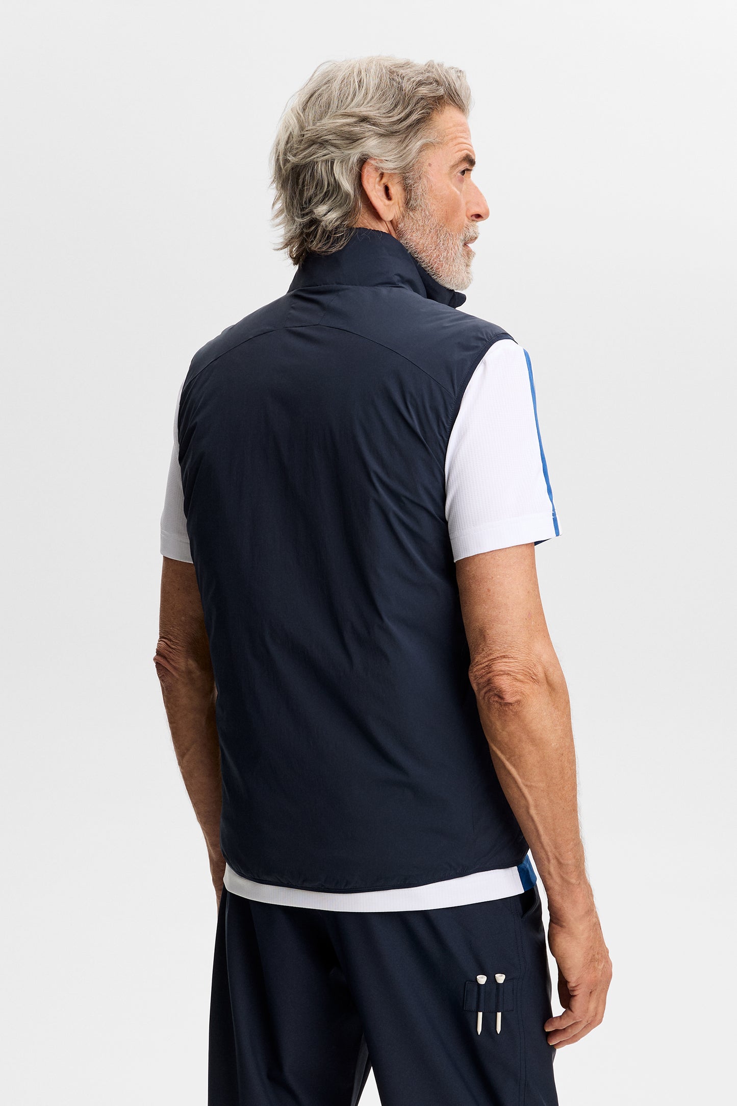 Clinton Padded Vest in JL Navy by J.Lindeberg