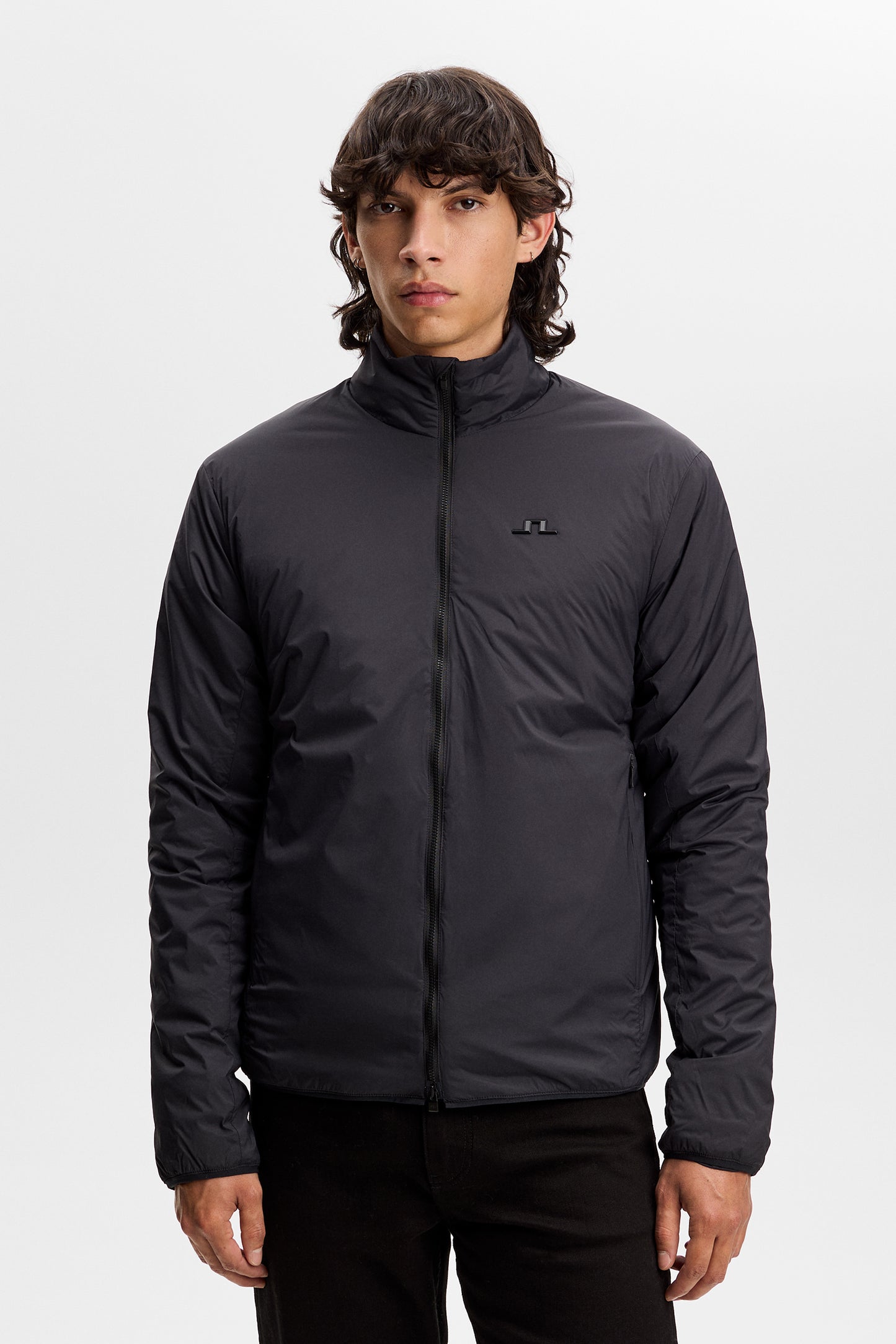 Clinton Padded Jacket in Black by J.Lindeberg