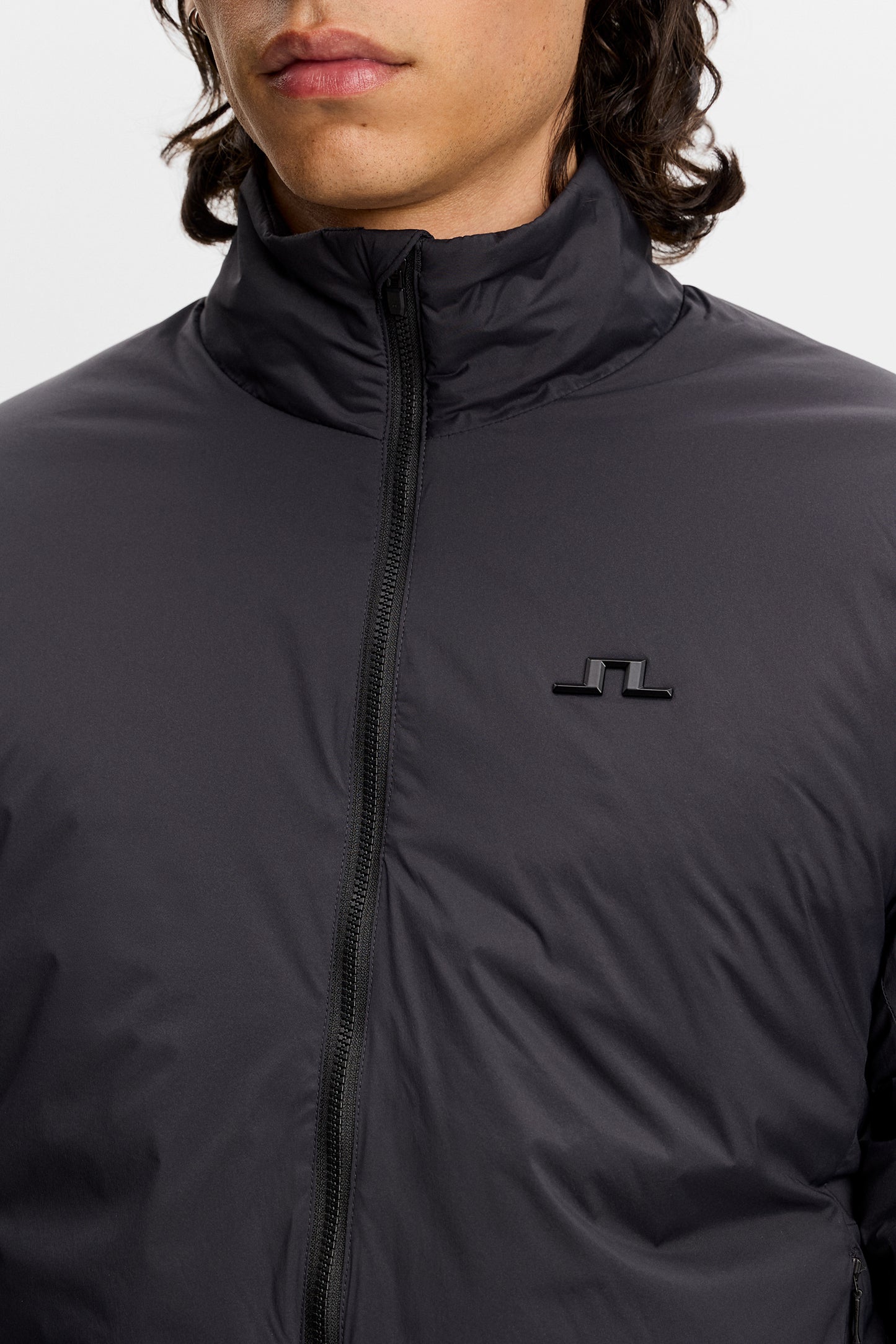 Clinton Padded Jacket in Black by J.Lindeberg
