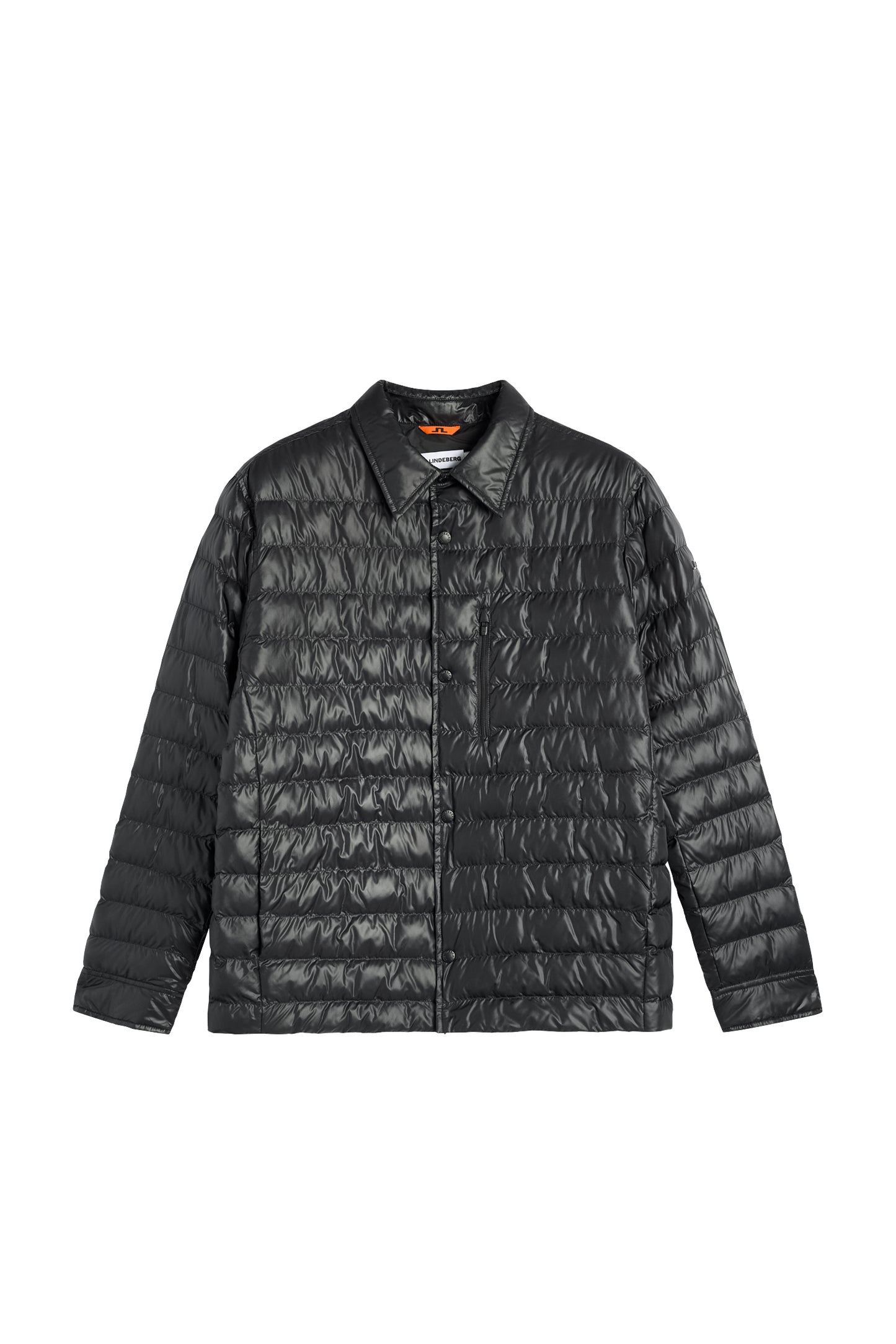 Dylan Padded Overshirt in Black by J.Lindeberg