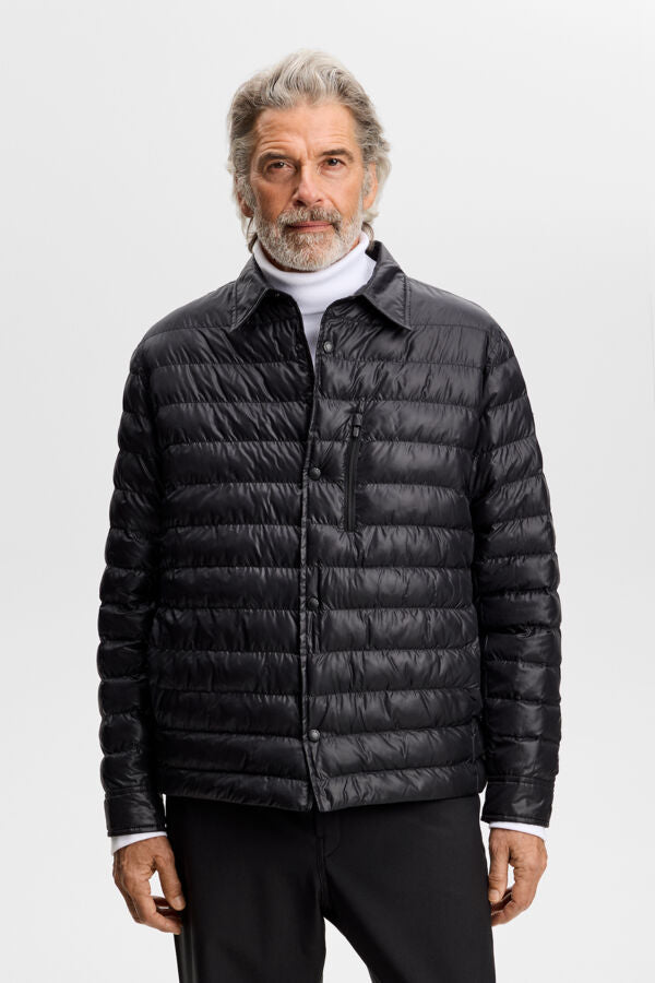 Dylan Padded Overshirt / Black