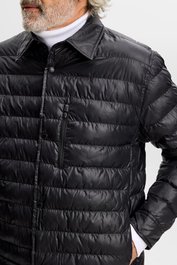 Dylan Padded Overshirt / Black
