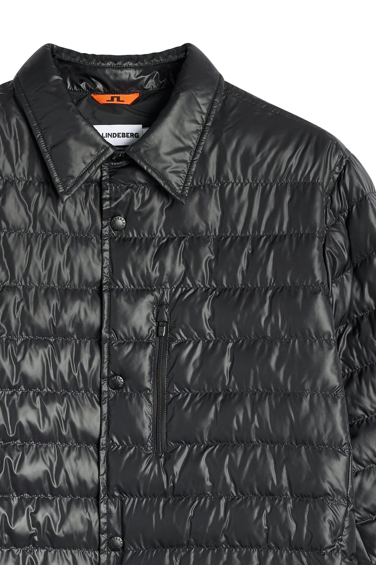 Dylan Padded Overshirt in Black by J.Lindeberg