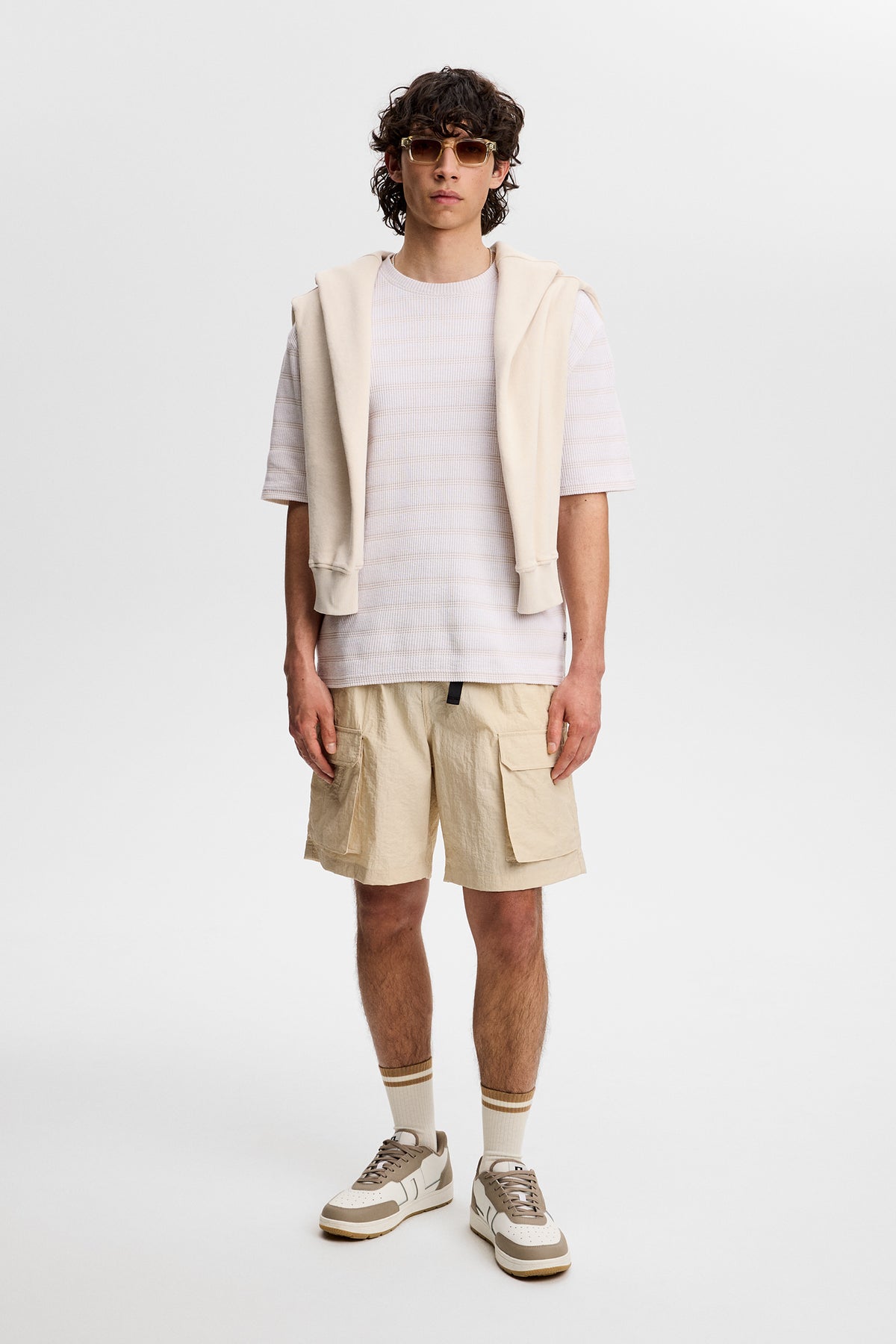 Bobbi Crinkle Shorts in Moonbeam by J.Lindeberg