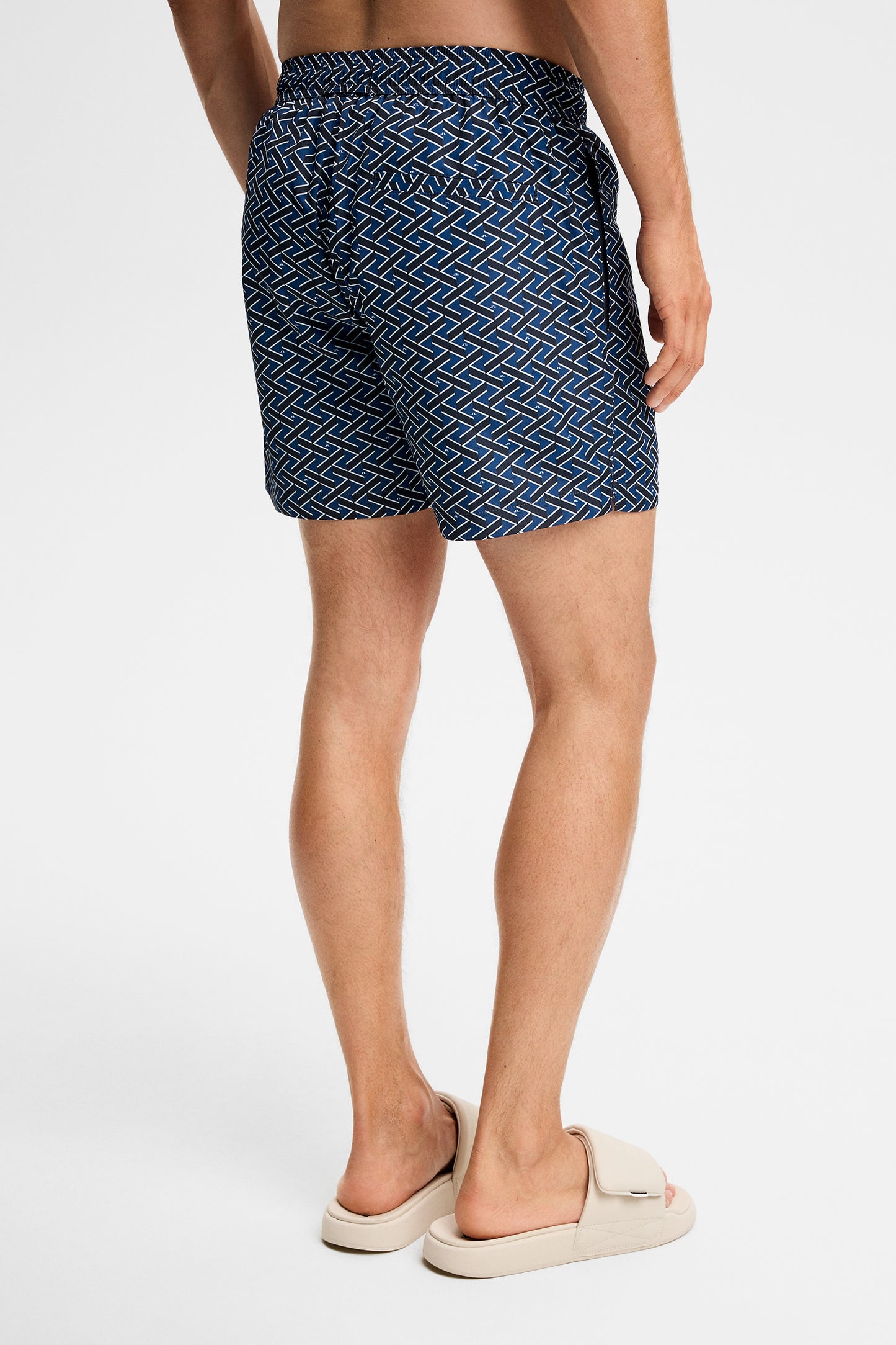 Banks Ladder Print shorts in Ladder Estate Navy S by J.Lindeberg