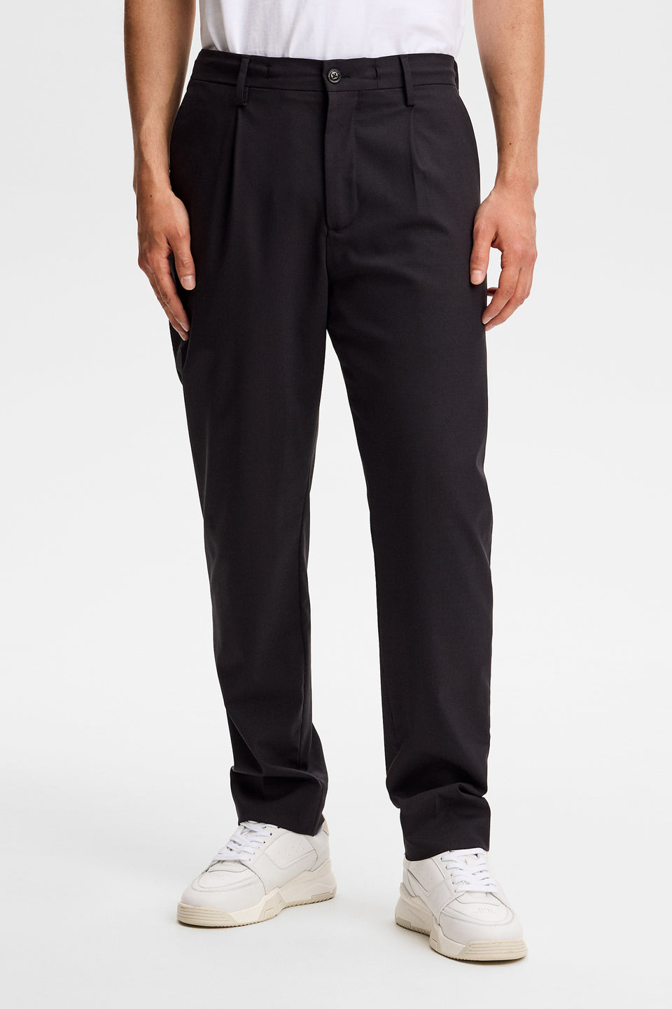Harris Stretch Wool Pants / Black