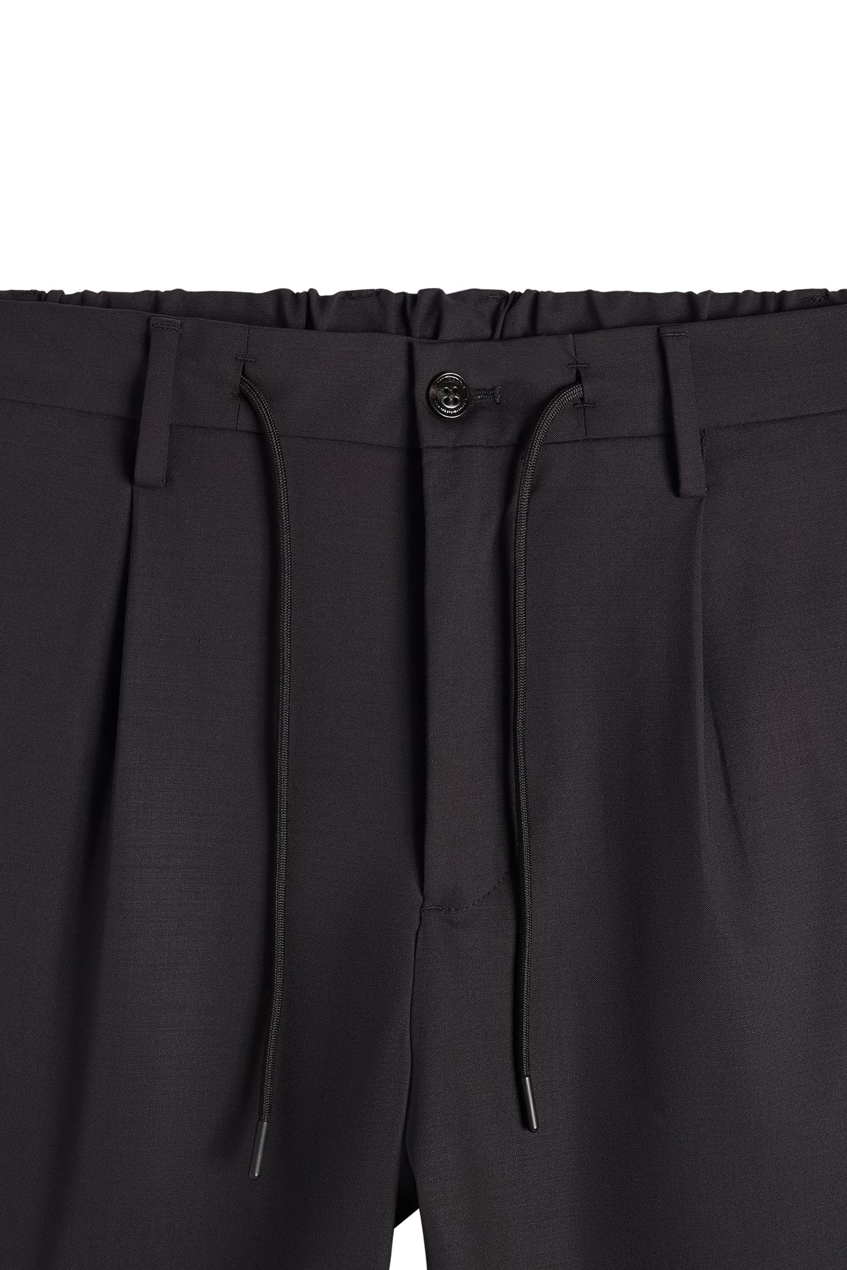 Harris Stretch Wool Pants in Black by J.Lindeberg