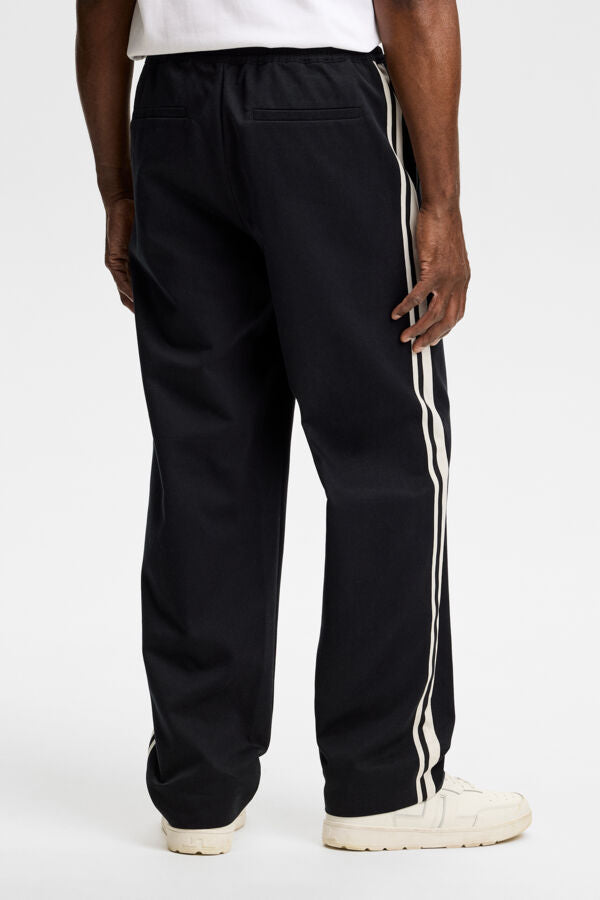 Santo Cotton Track Pants / Black