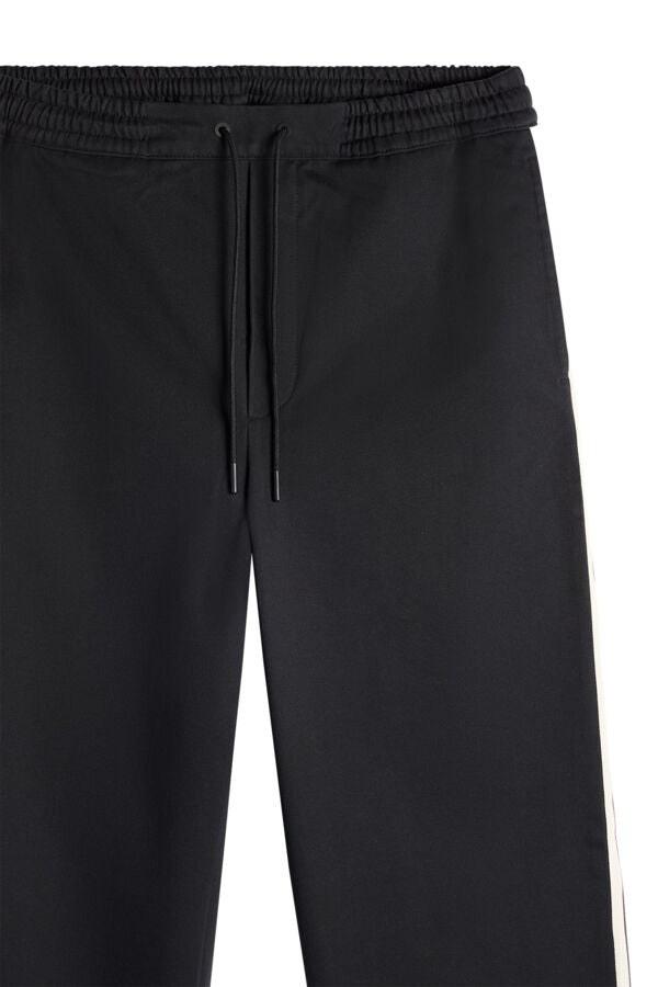 Santo Cotton Track Pants / Black