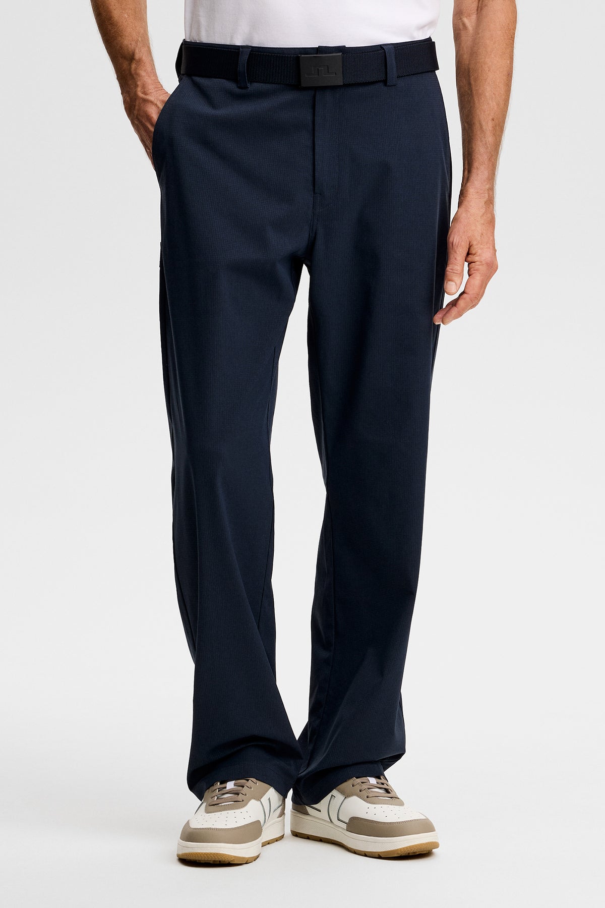 Devyn Straight Vent Pants in JL Navy by J.Lindeberg
