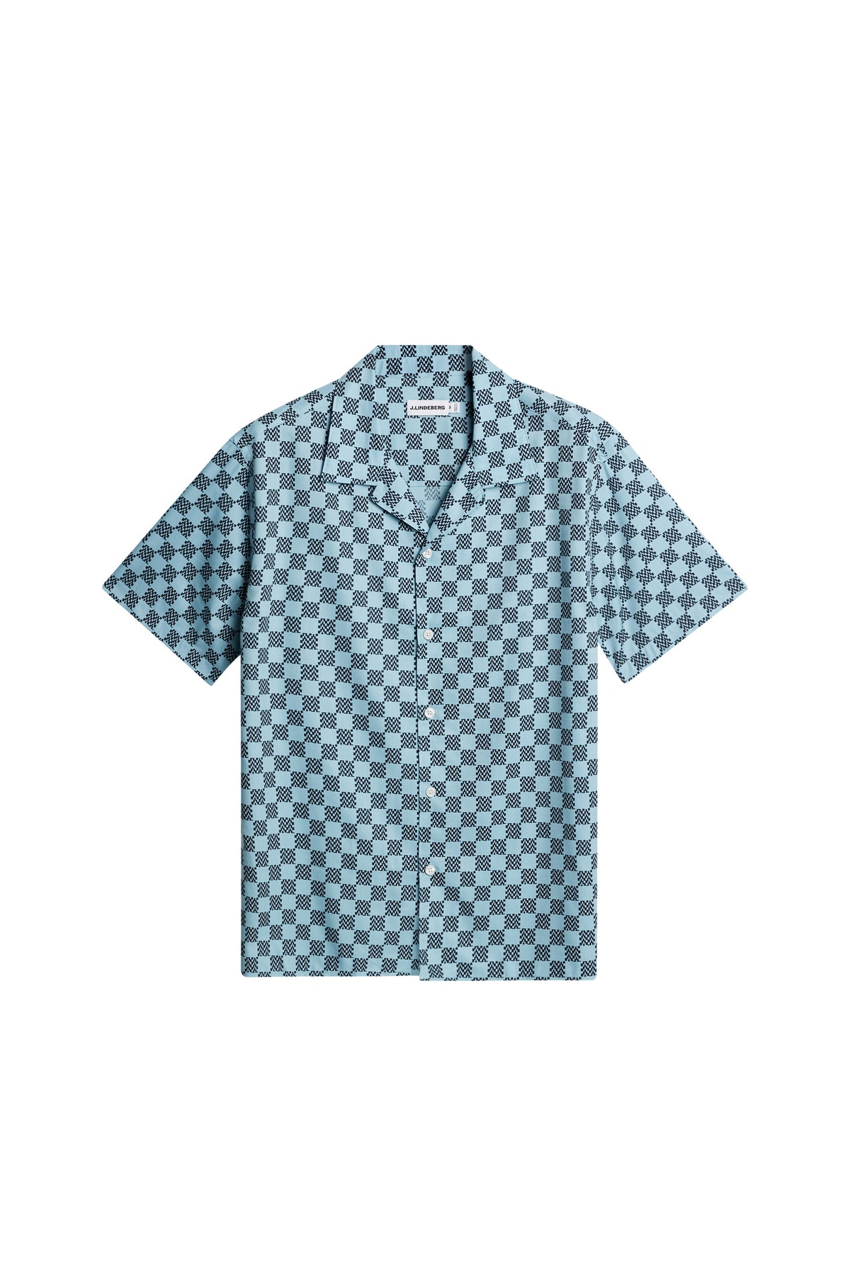 Off Course Merch Elio Off Course Resort Shirt / Stack Check Forget M – J.LINDEBERG US