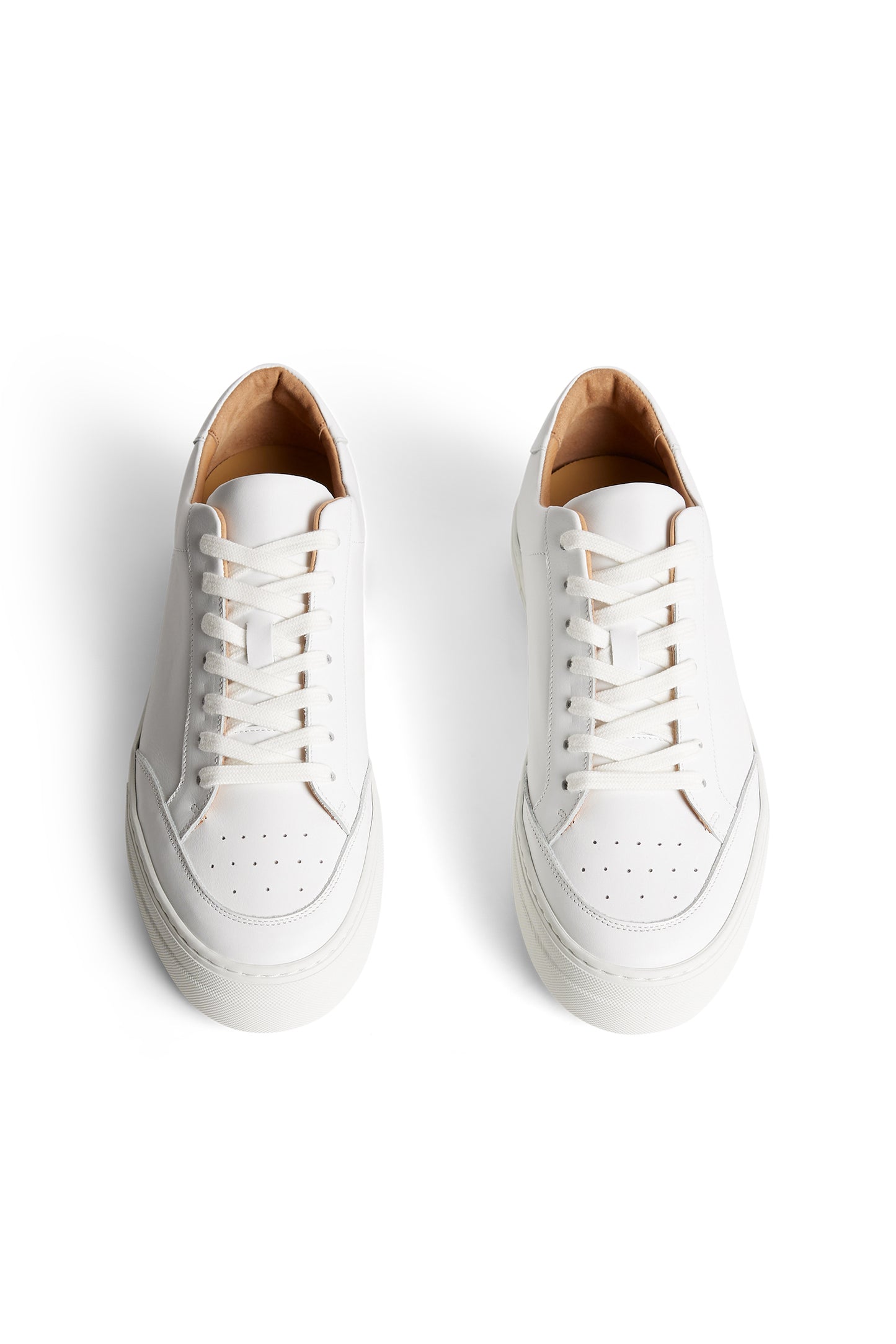 Art Signature Leather Sneaker in White by J.Lindeberg