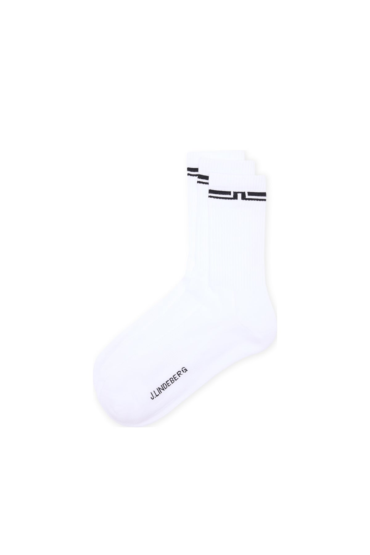 Johnson Tube Sock 3P in White by J.Lindeberg