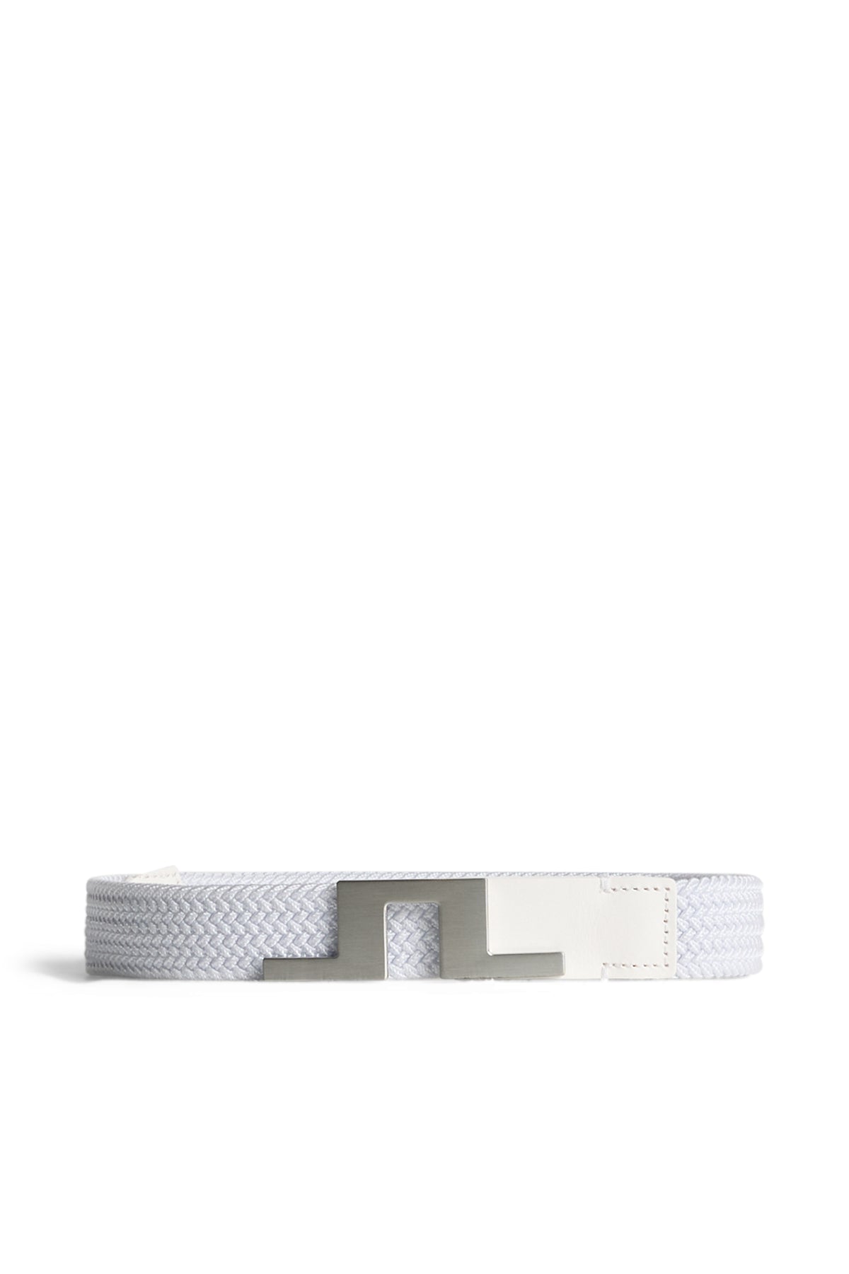Braided Bridge Belt 30 in White by J.Lindeberg
