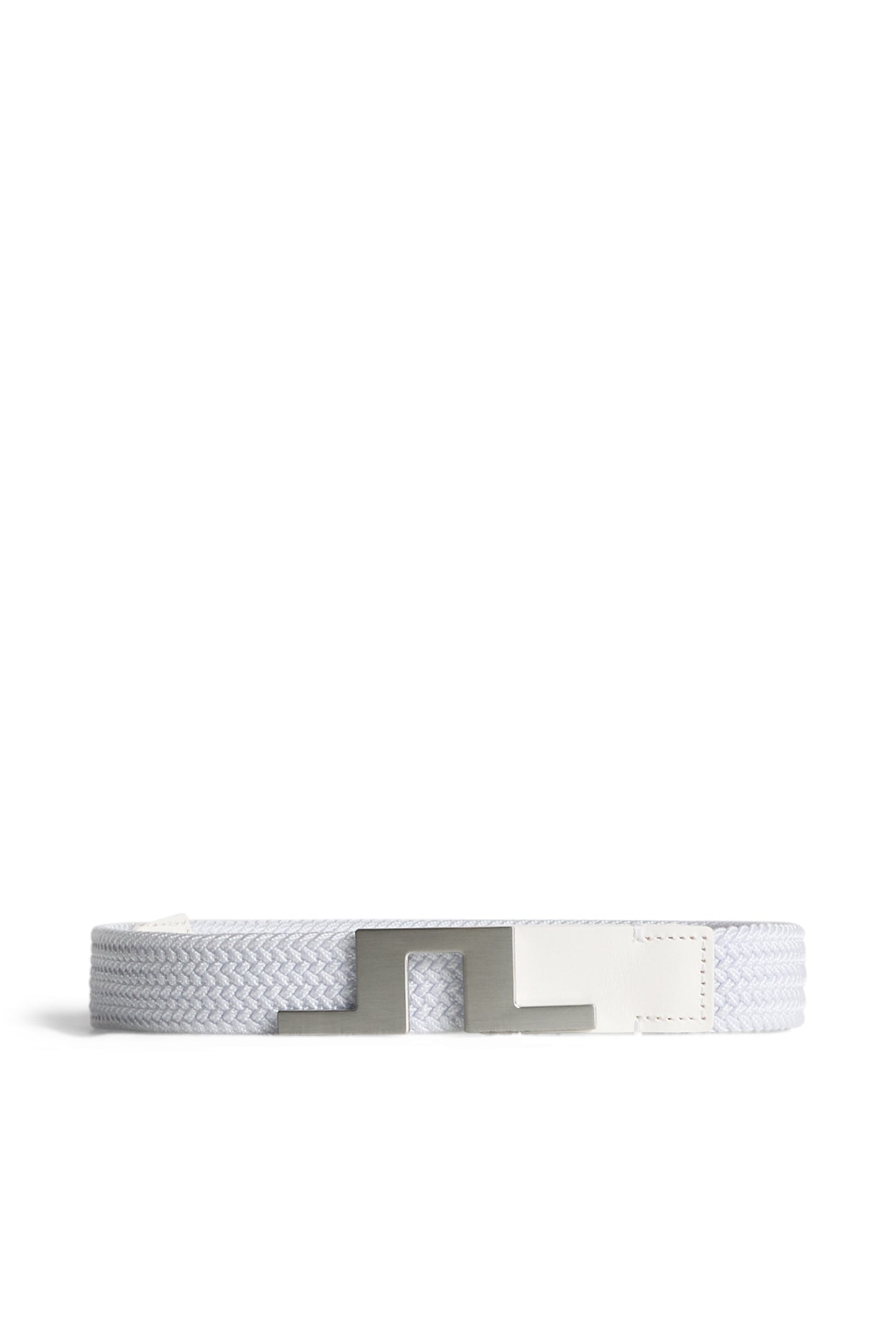 Braided Bridge Belt 30 in White by J.Lindeberg