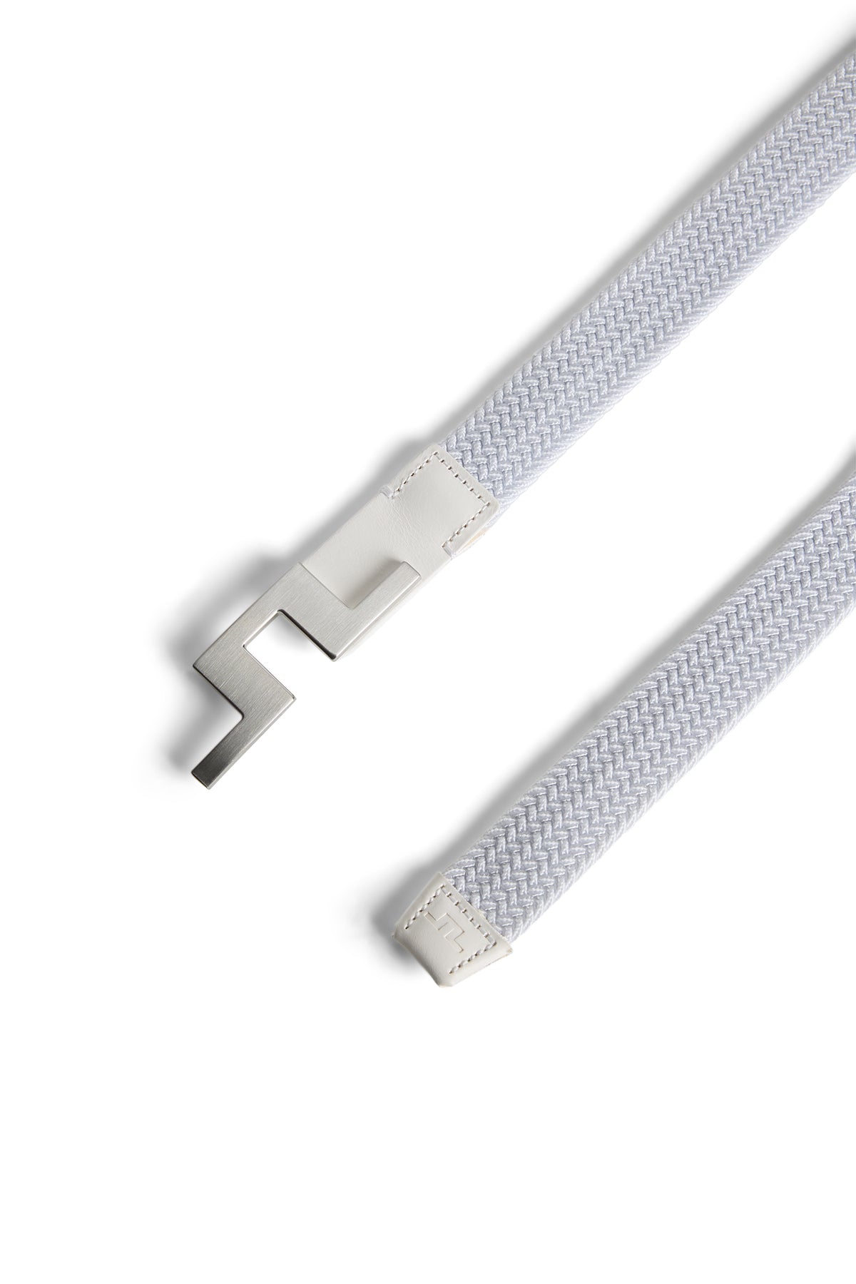 Braided Bridge Belt 30 in White by J.Lindeberg
