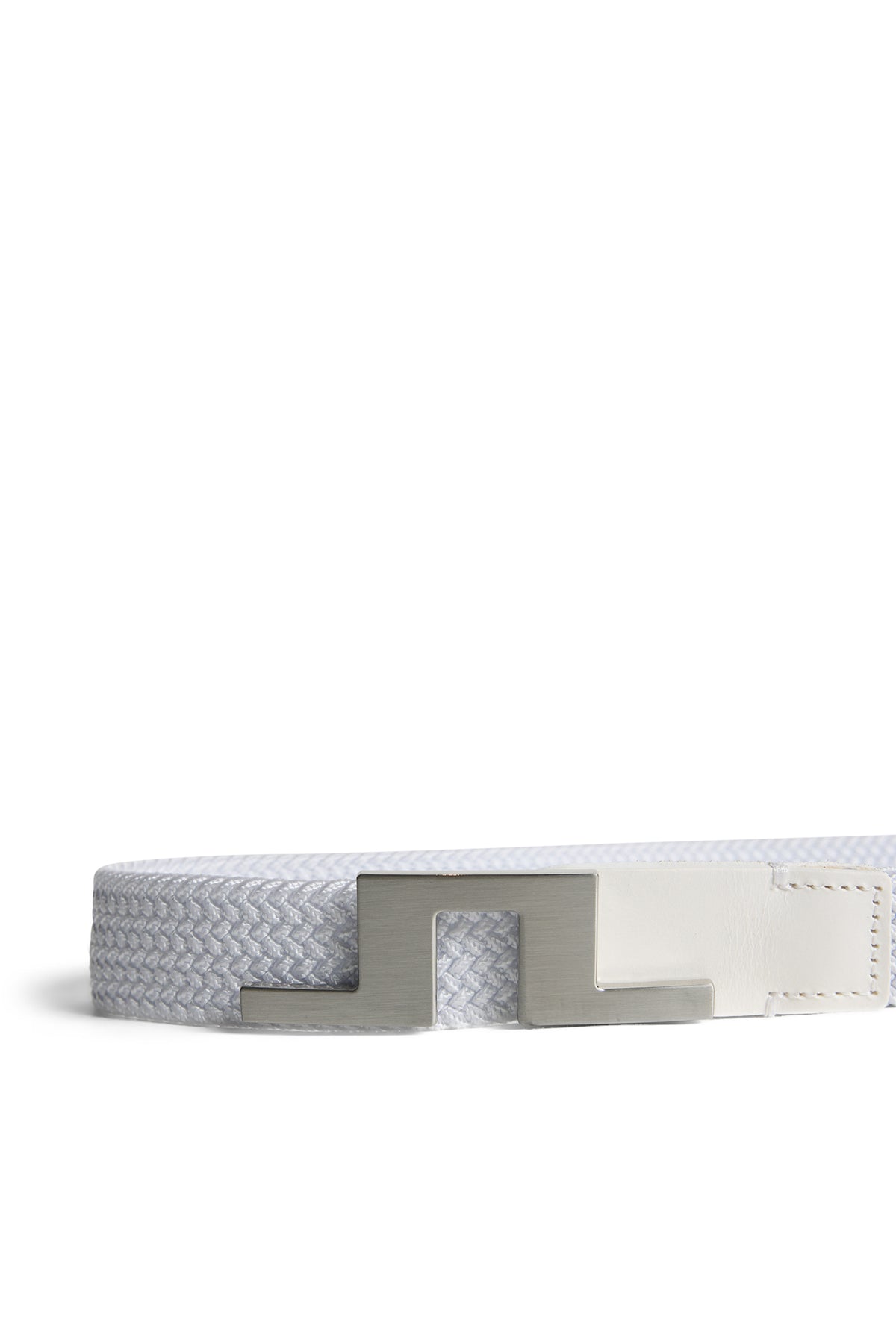 Braided Bridge Belt 30 in White by J.Lindeberg