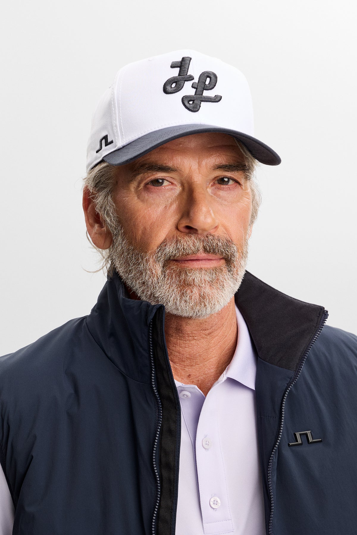 Boyd Cap in White by J.Lindeberg