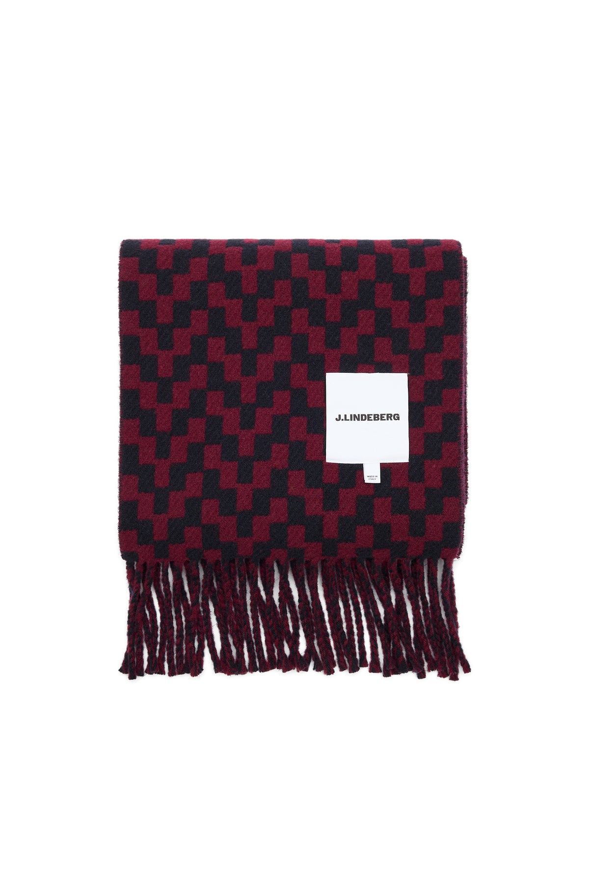 Stacked Bridge Scarf in JL Navy by J.Lindeberg