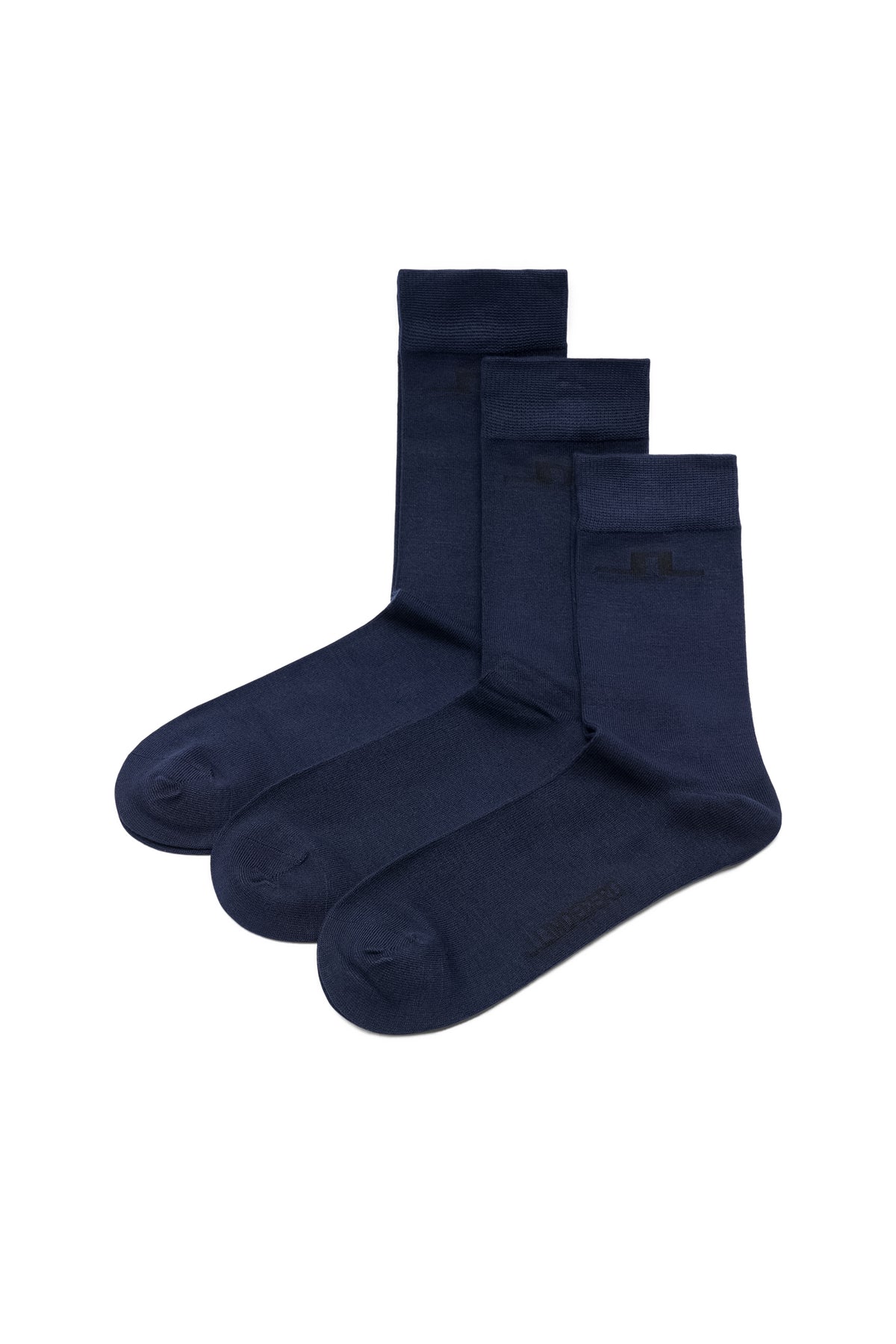 Long Socks 3P in JL Navy by J.Lindeberg