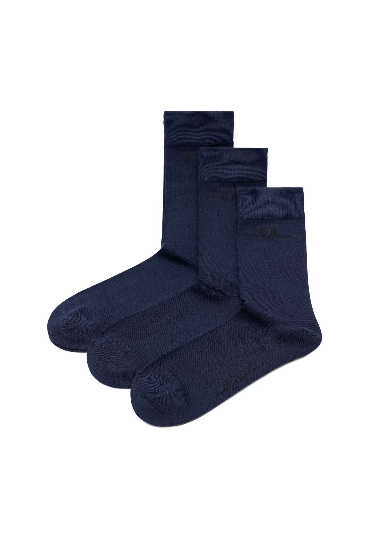 Long Socks 3P in JL Navy by J.Lindeberg