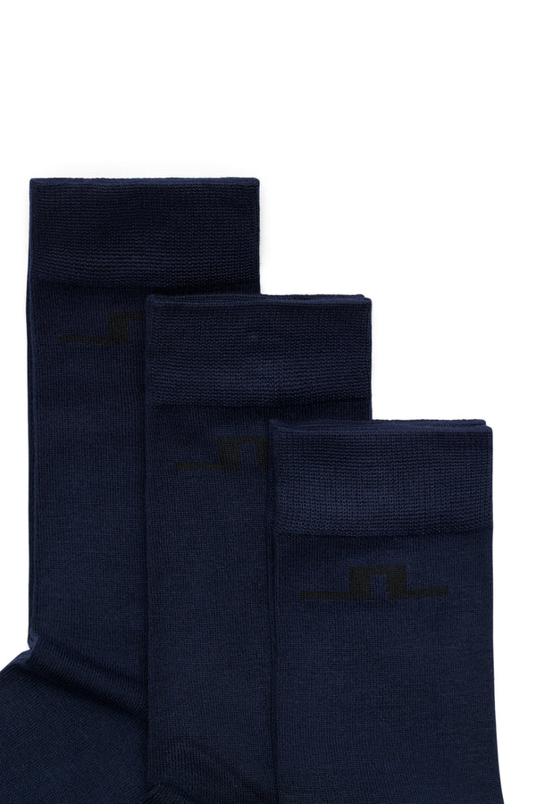 Long Socks 3P / JL Navy