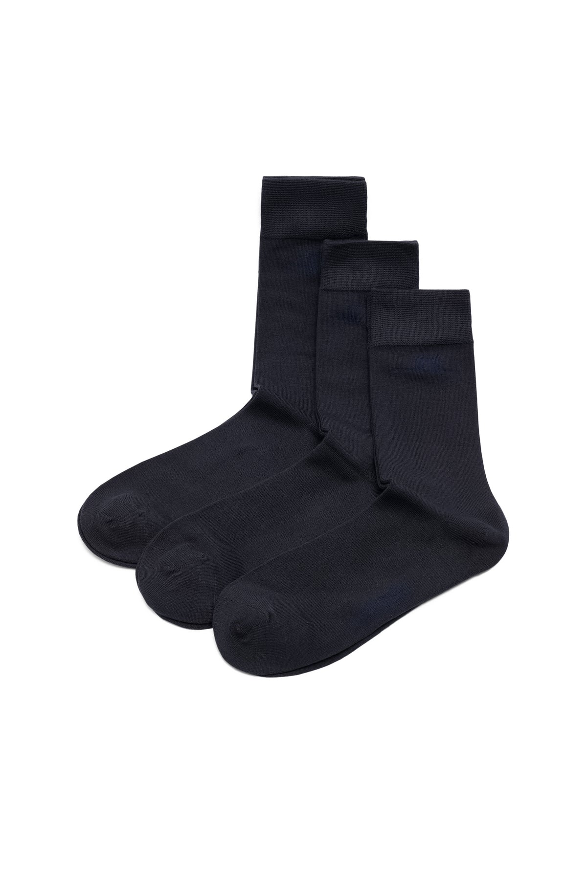 Long Socks 3P in Black by J.Lindeberg