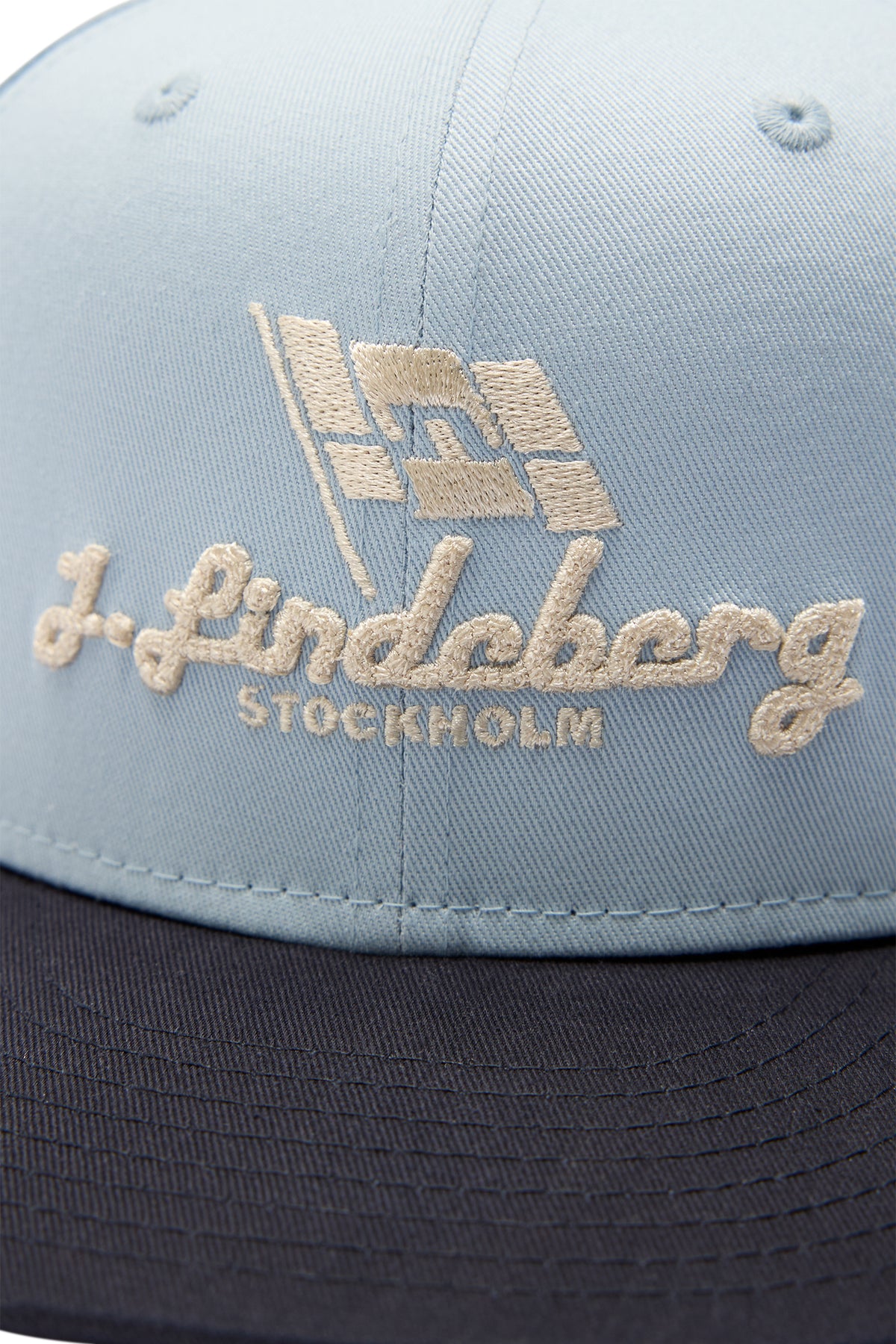 JL Two Tone Flag 9FIFTY in Forget-Me-Not by J.Lindeberg