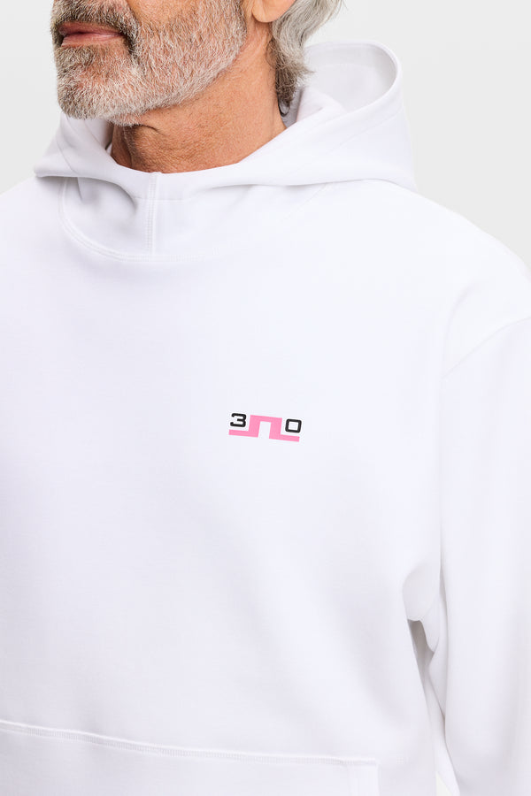 30Y Callan Unisex Hoodie / White