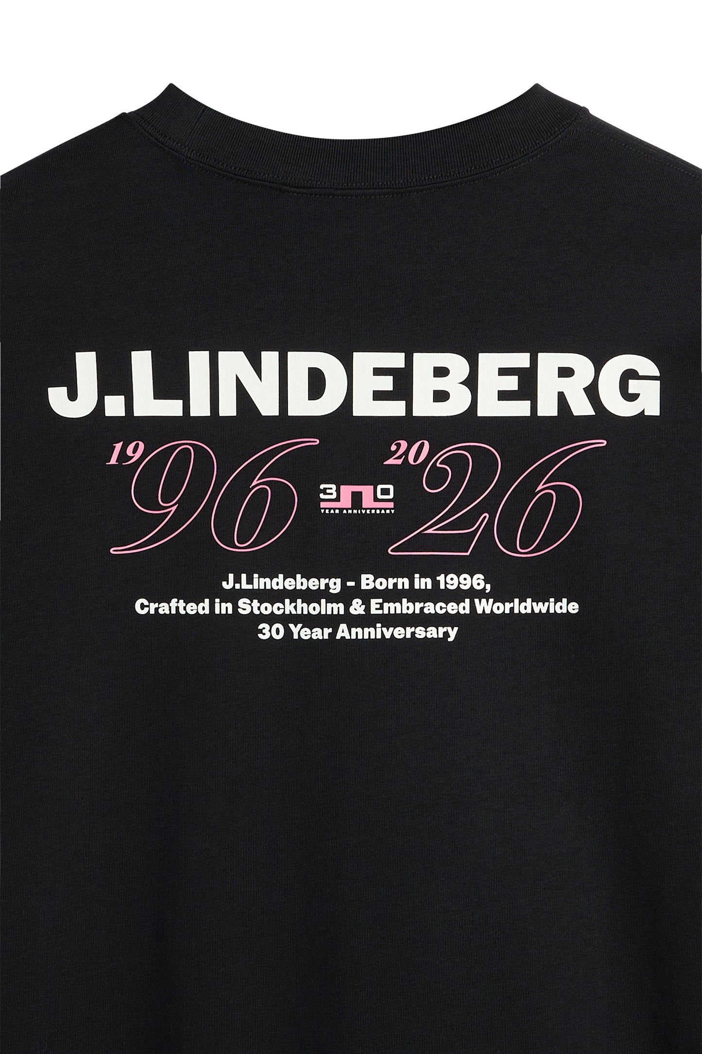 30Y Hale T-shirt in Black by J.Lindeberg