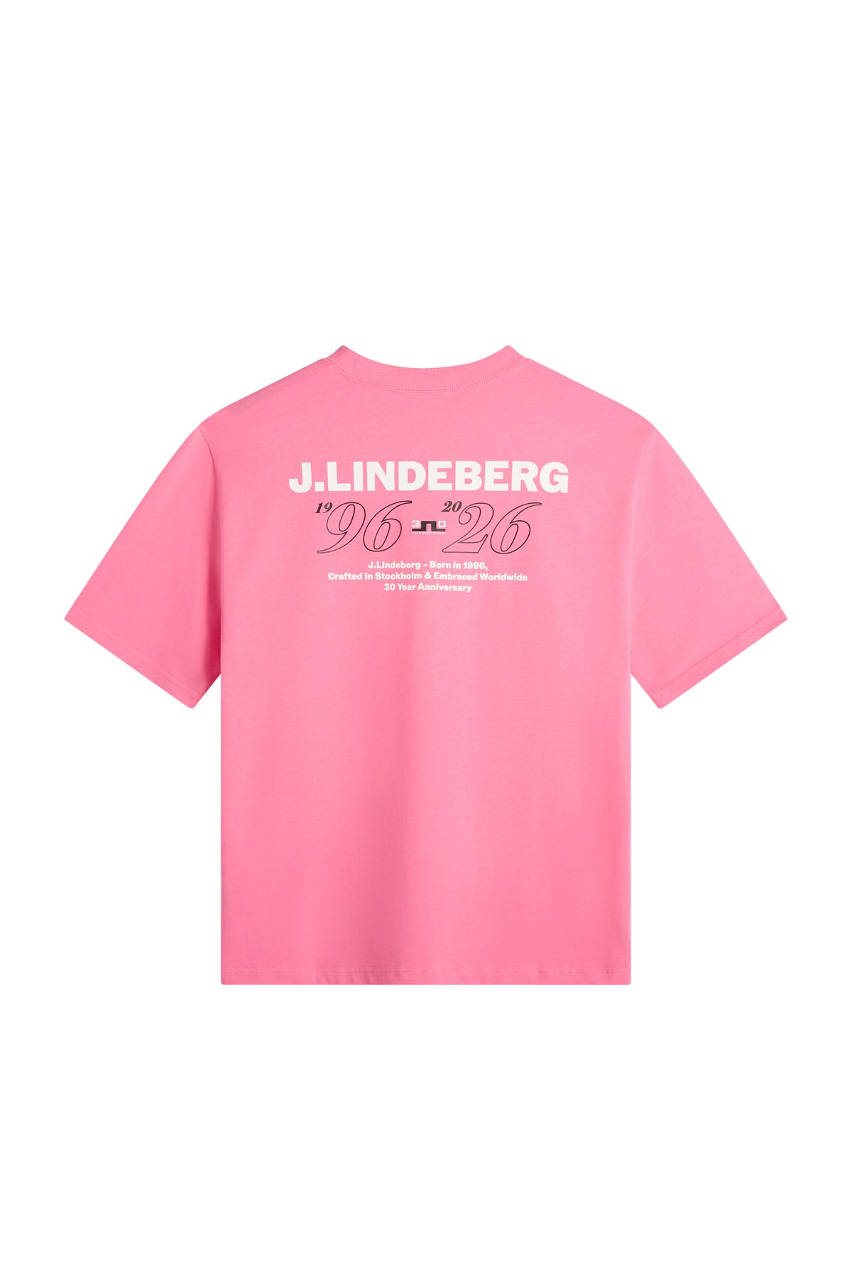 30Y Hale T-shirt in Azalea Pink by J.Lindeberg