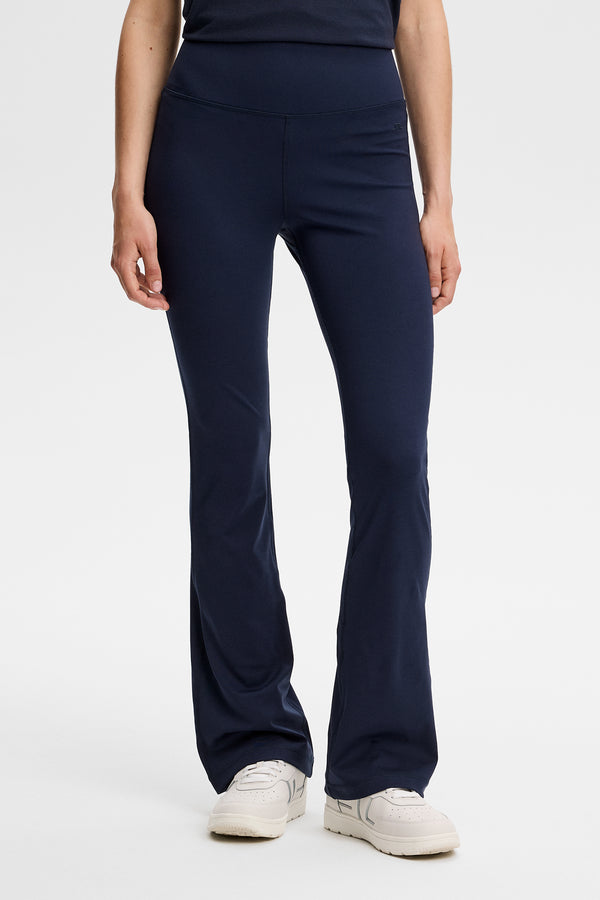 Fiona Flared Leggings / JL Navy