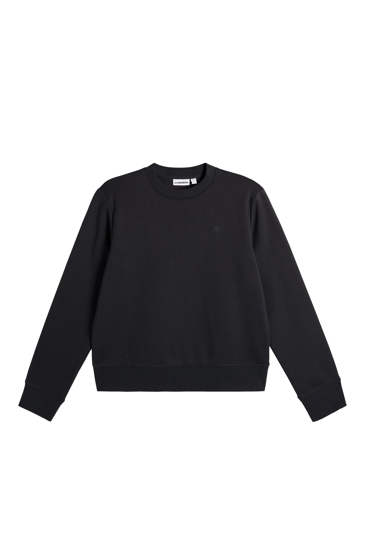 Nova Crew Neck in Black by J.Lindeberg