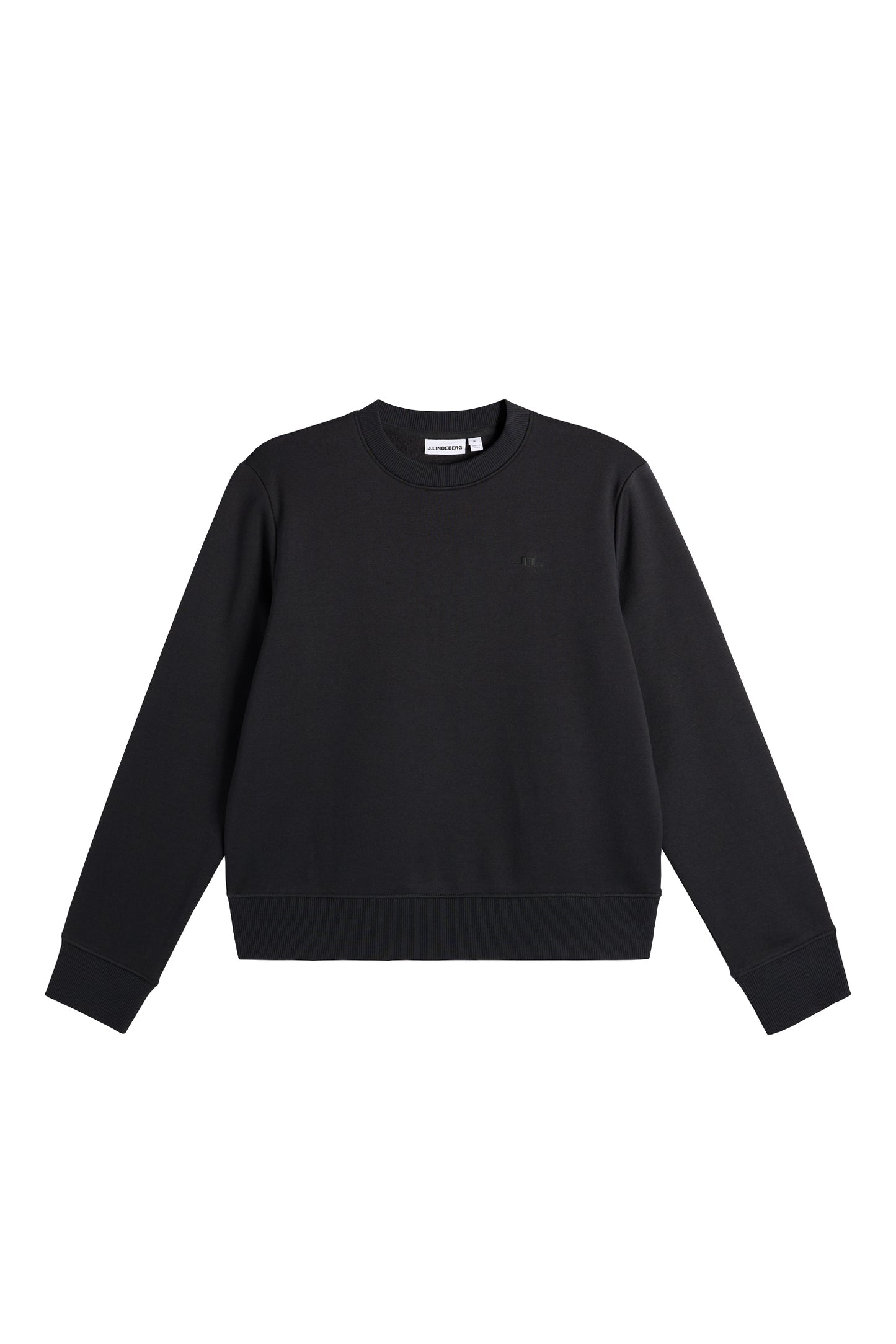 Nova Crew Neck in Black by J.Lindeberg