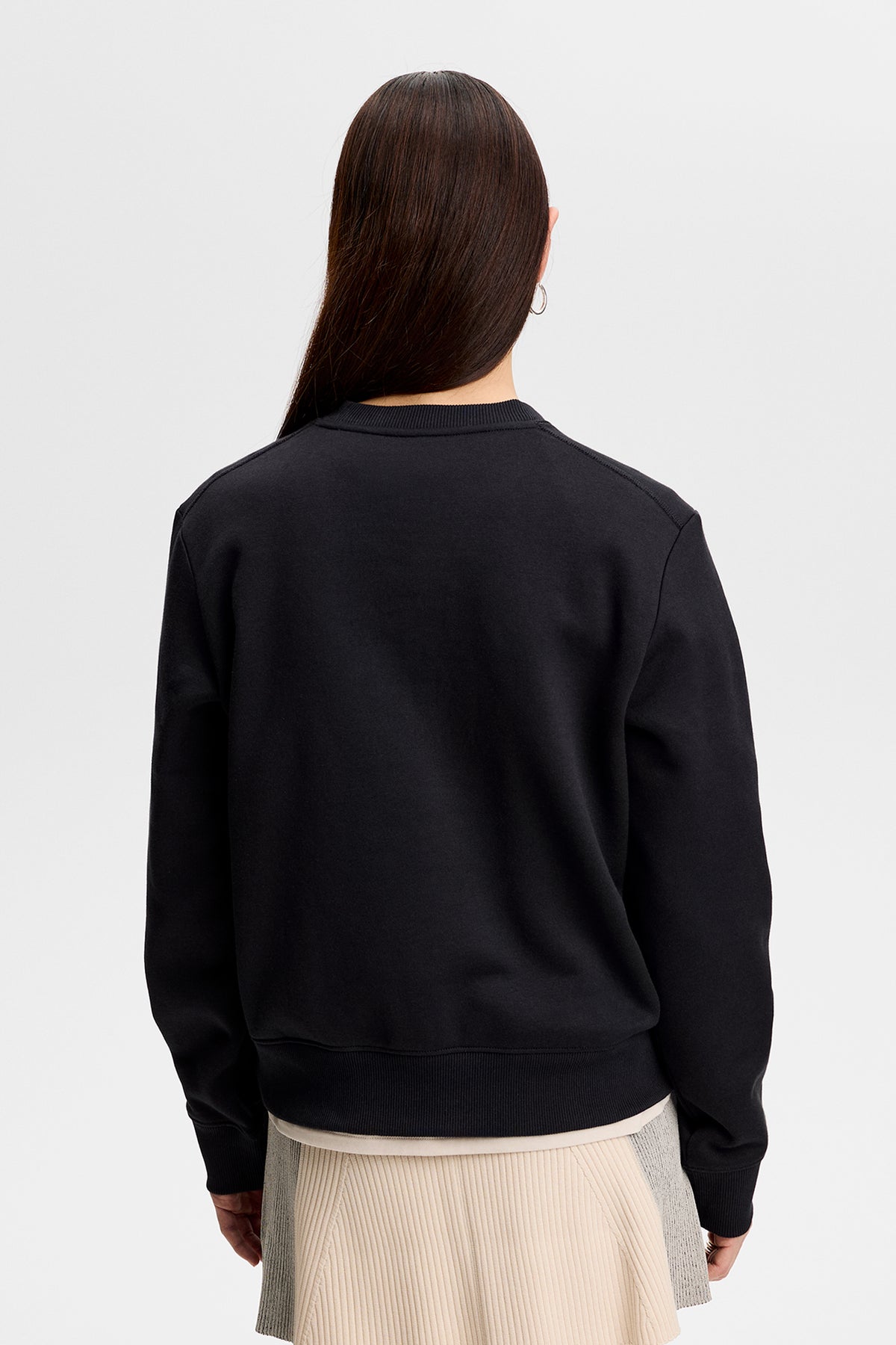Nova Crew Neck in Black by J.Lindeberg