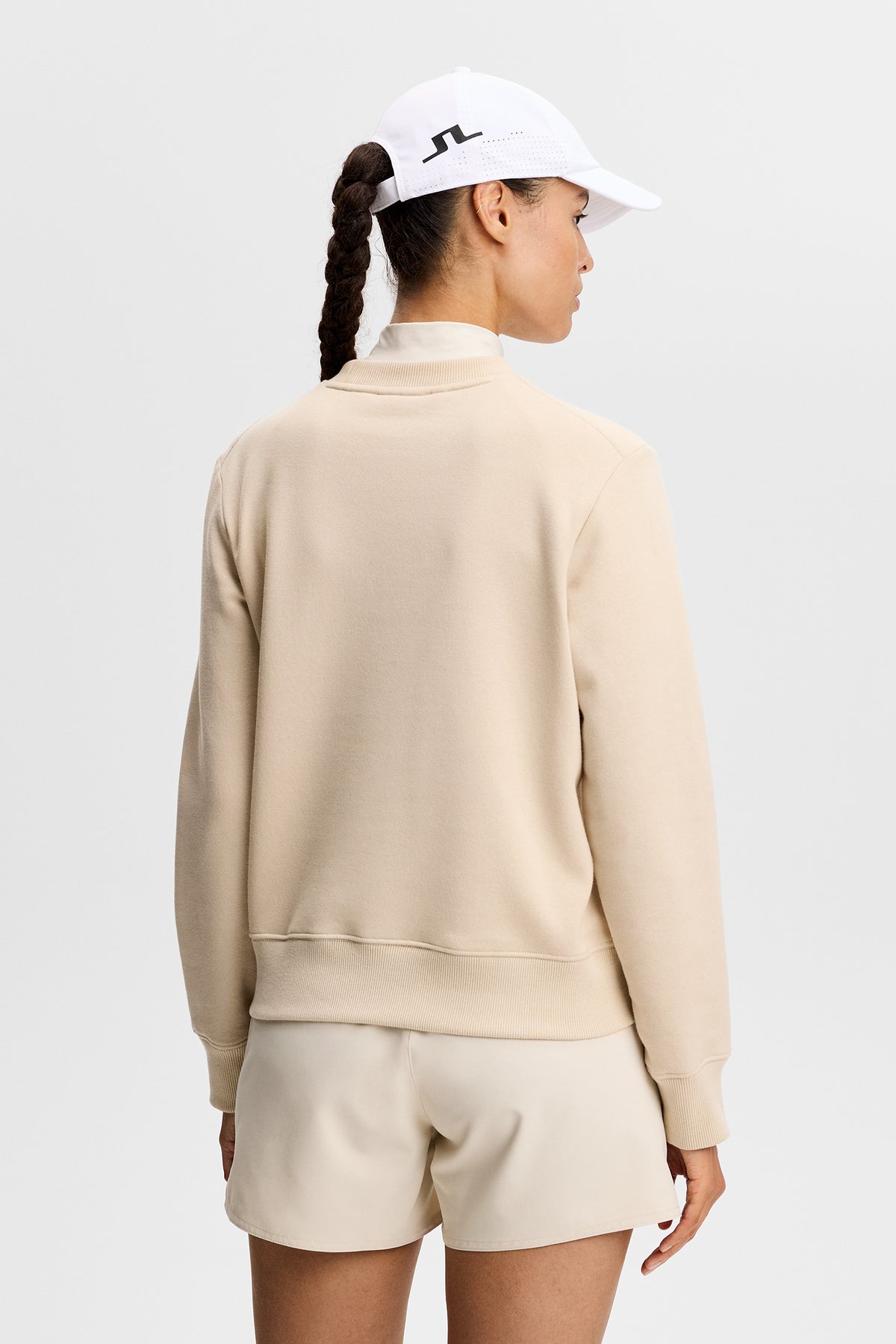 Nova Crew Neck in Moonbeam by J.Lindeberg