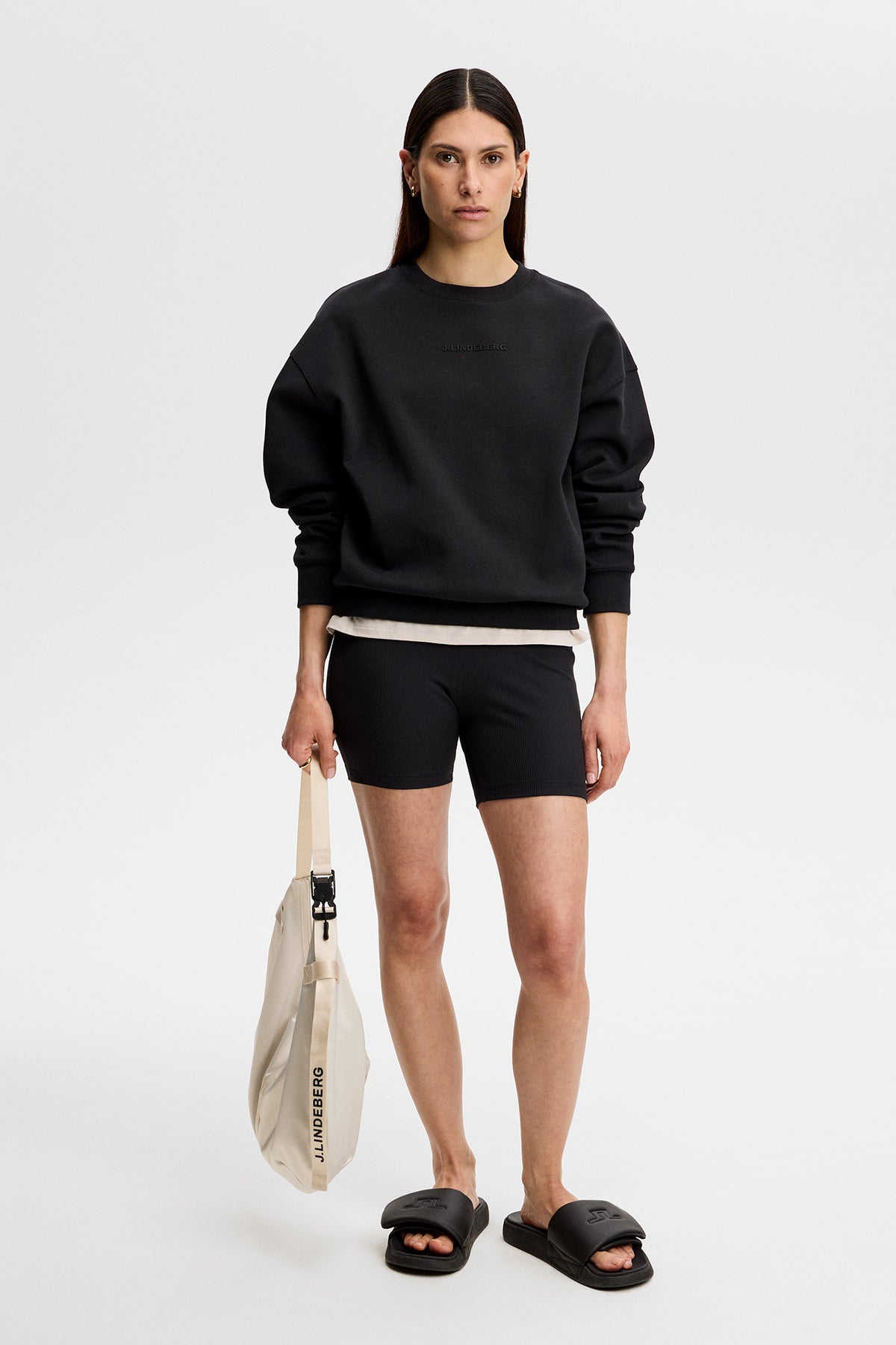 Elisa Biker Shorts in Black by J.Lindeberg